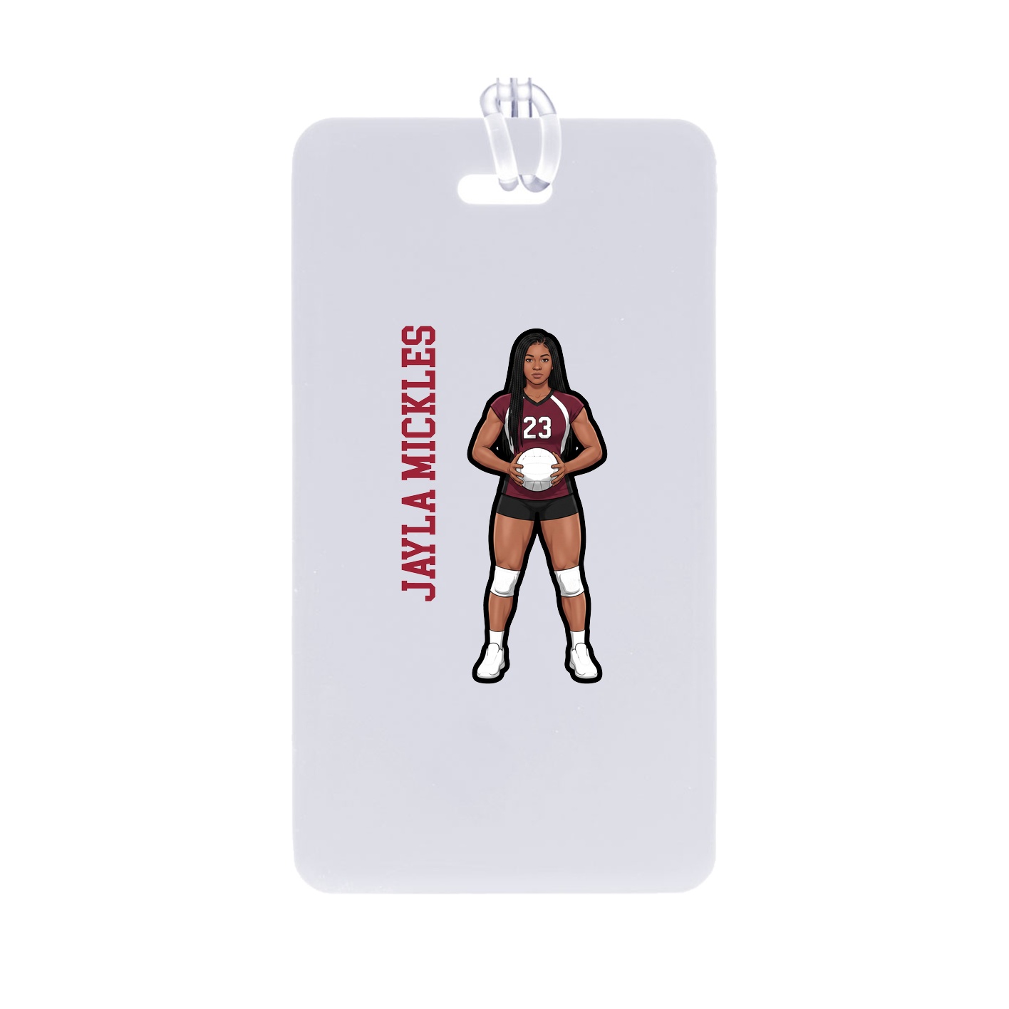 Bag Tag — Name Vertical in Classic