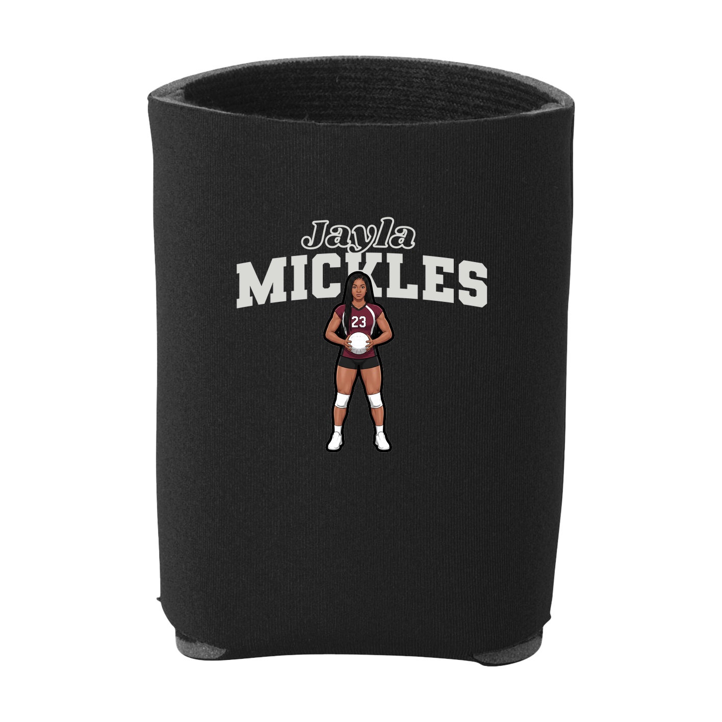 Can Holder — Name Arch in Black