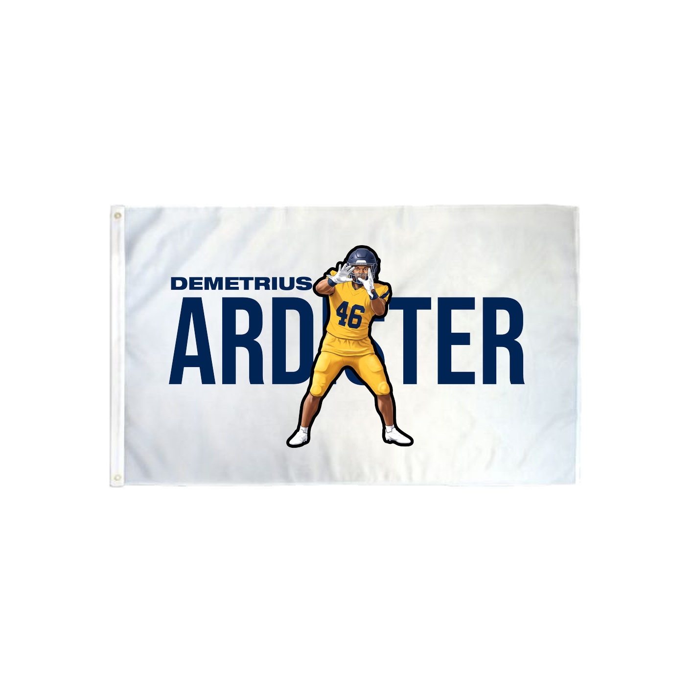 3x5 Flag — Player Name in Classic