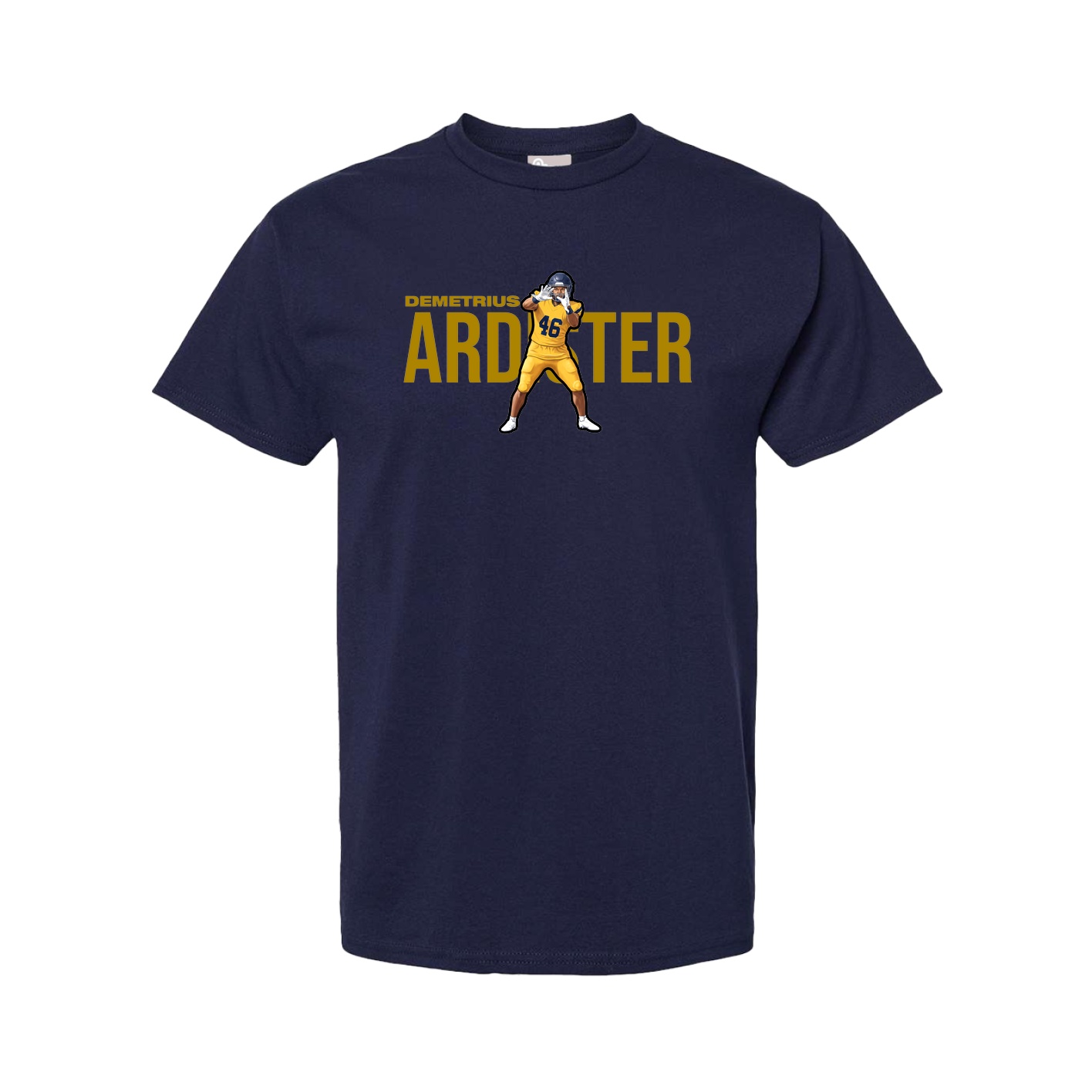 Tee — Player Name in Navy