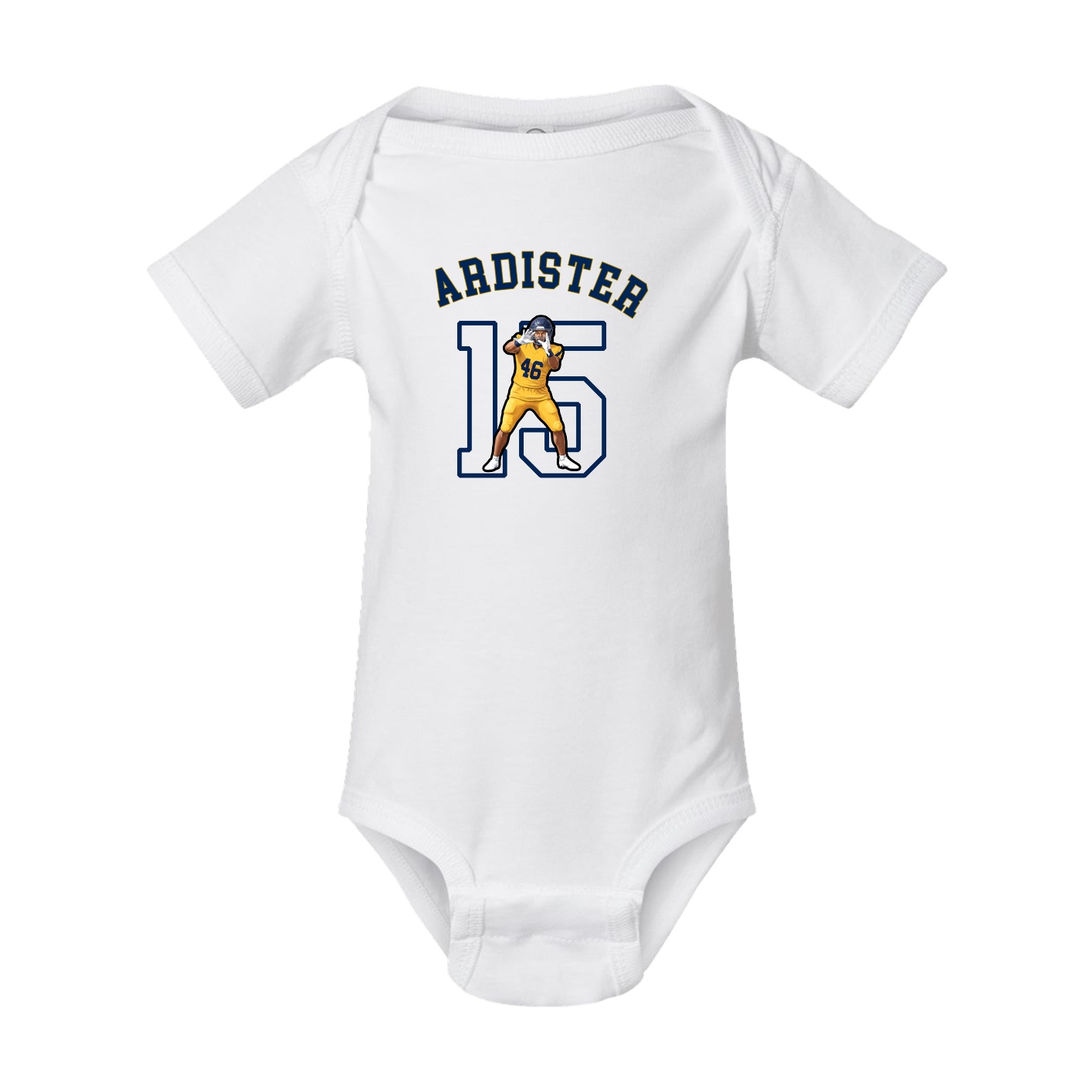 Baby Onesie — Shirsey Arch in White