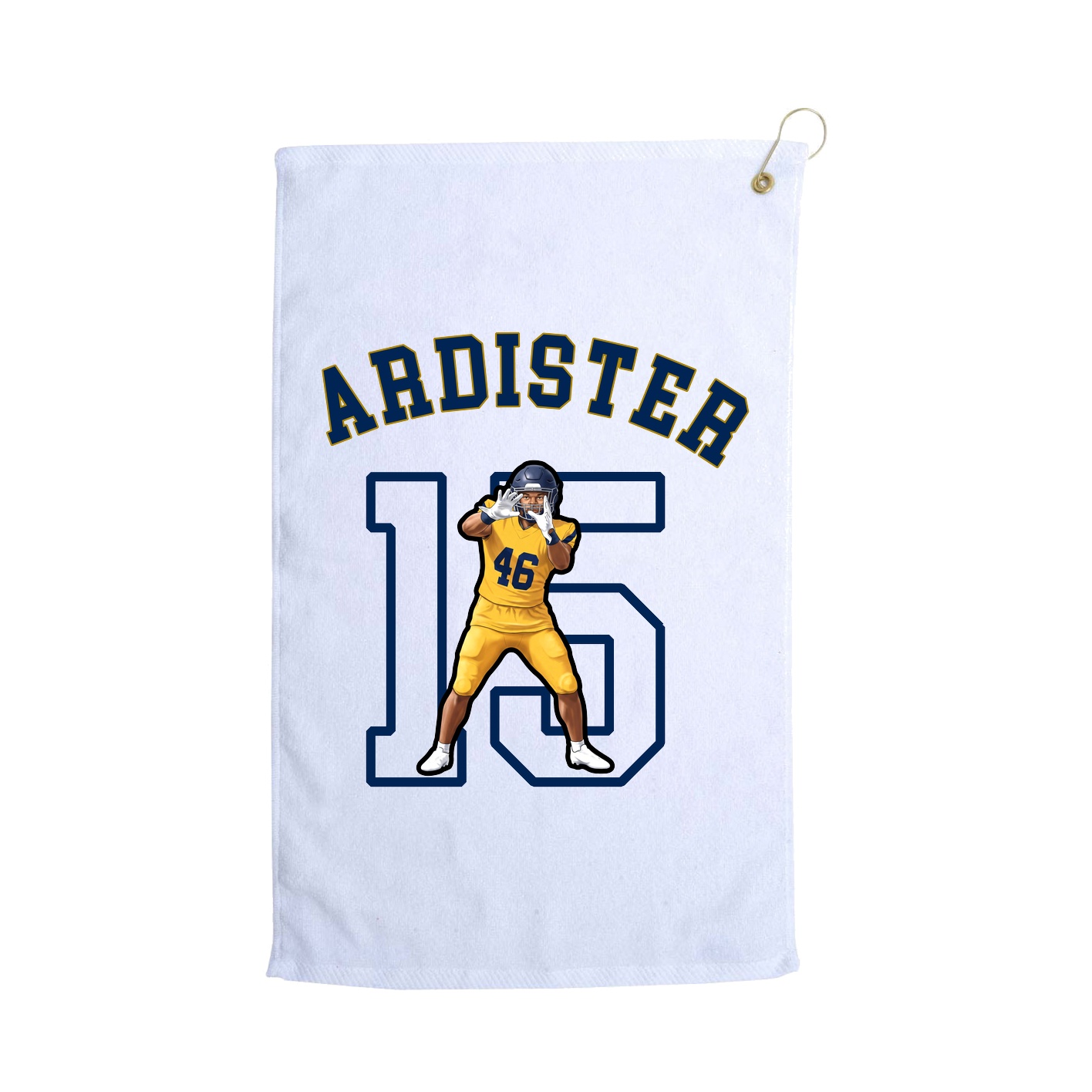 Golf Towel — Shirsey Arch in White