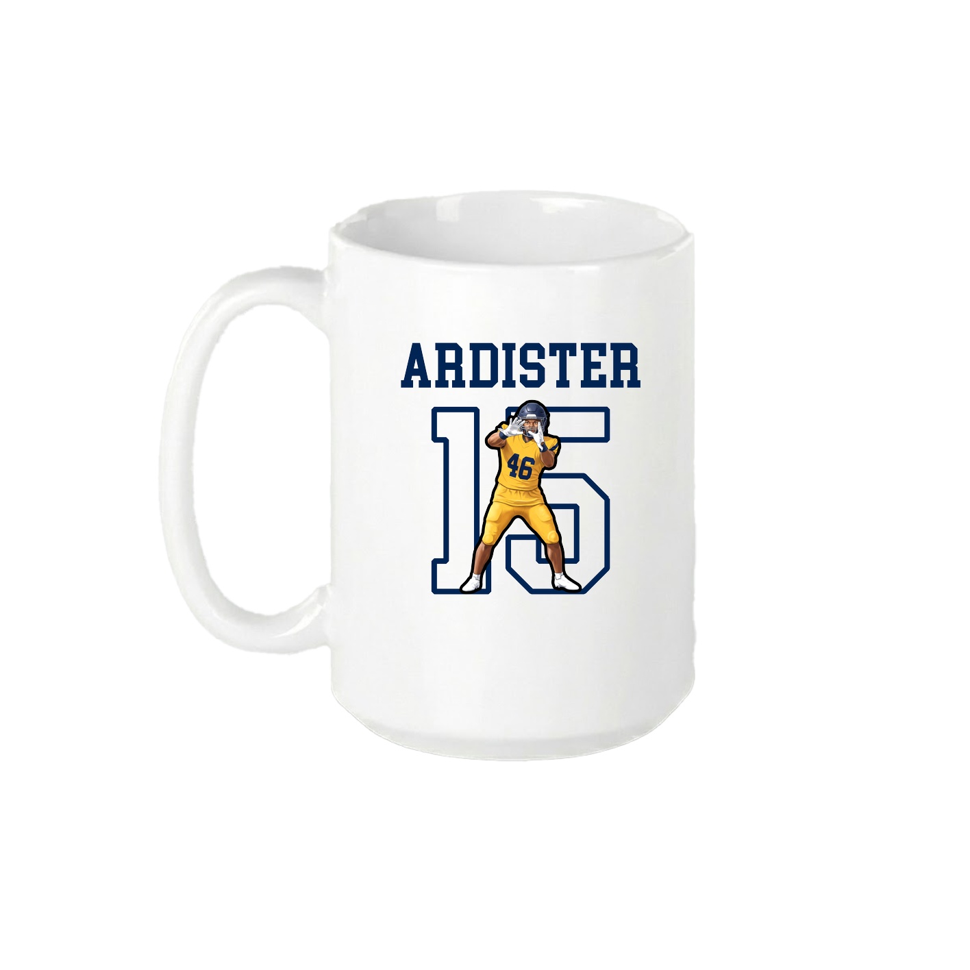 15oz Coffee Mug — Shirsey in White