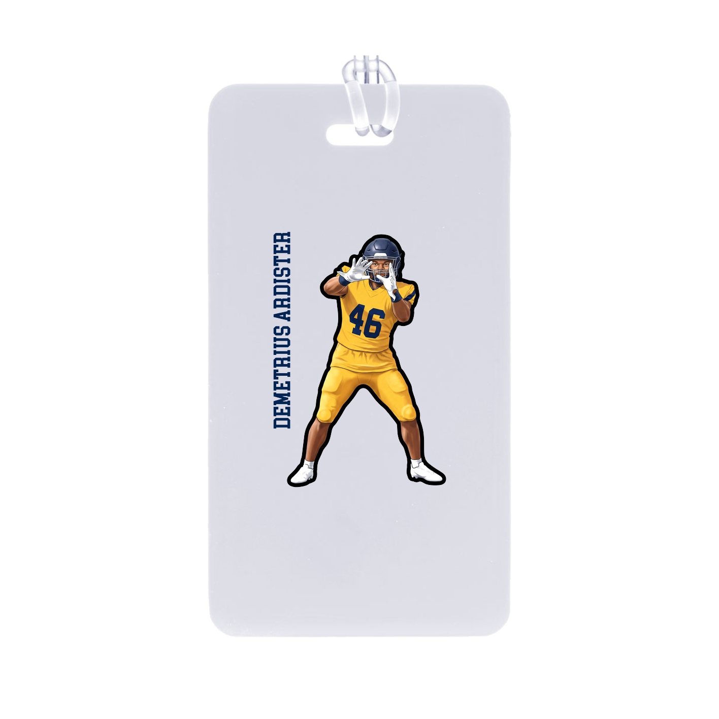 Bag Tag — Name Vertical in Classic