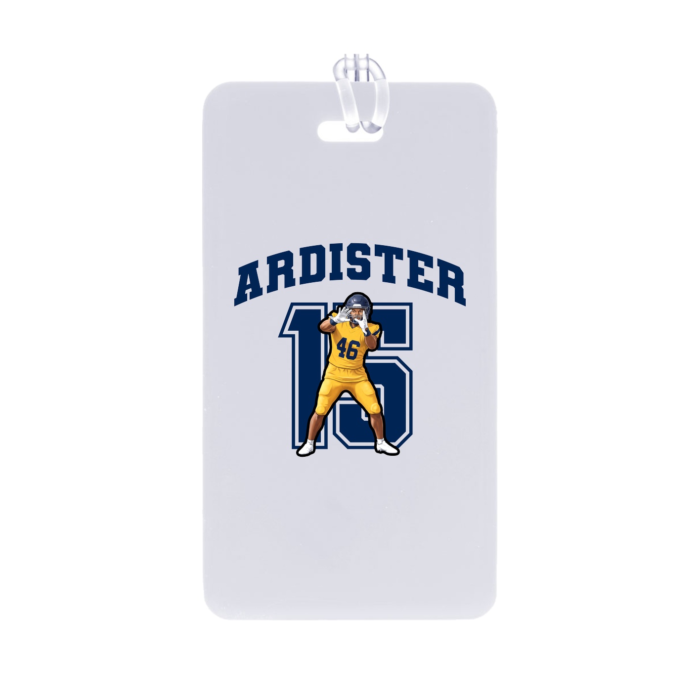 Bag Tag — Number in Classic