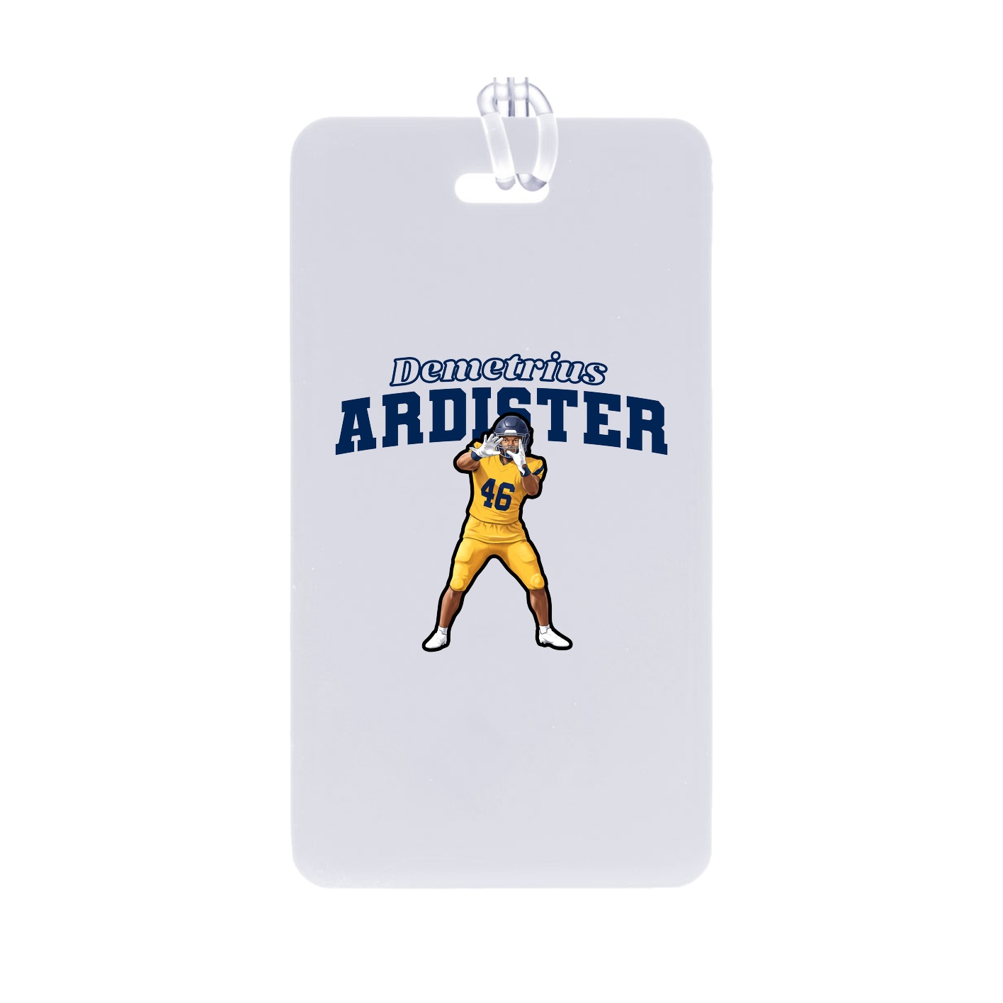 Bag Tag — Name Arch in Classic