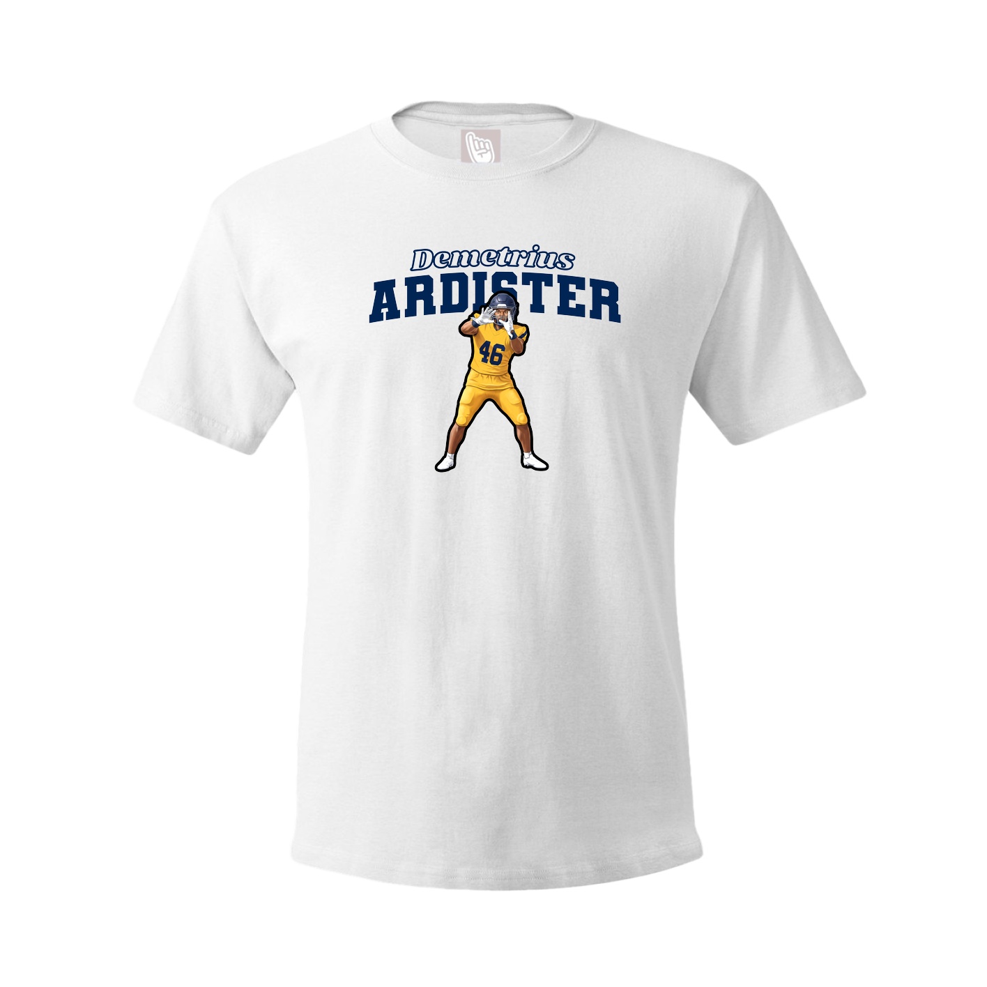 Tee — Name Arch in White