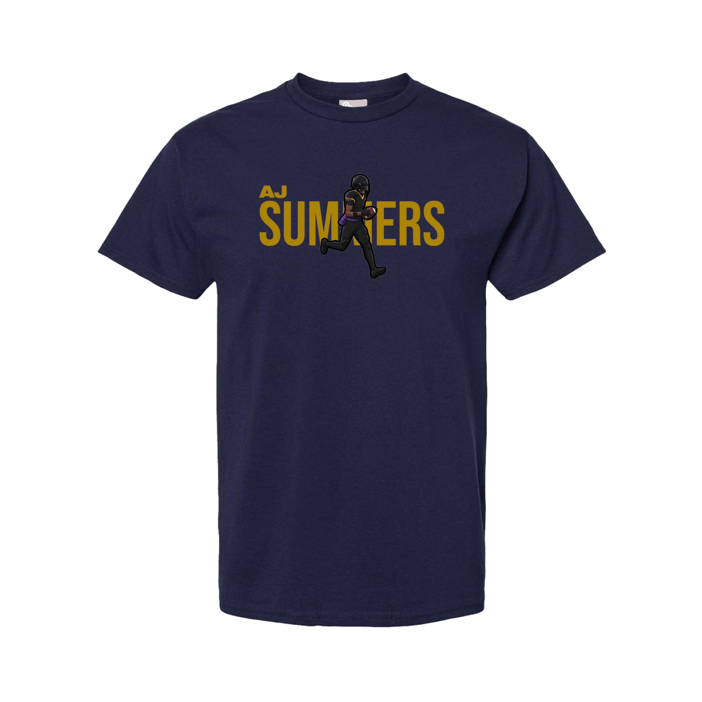 Youth Tee — Player Name in Navy