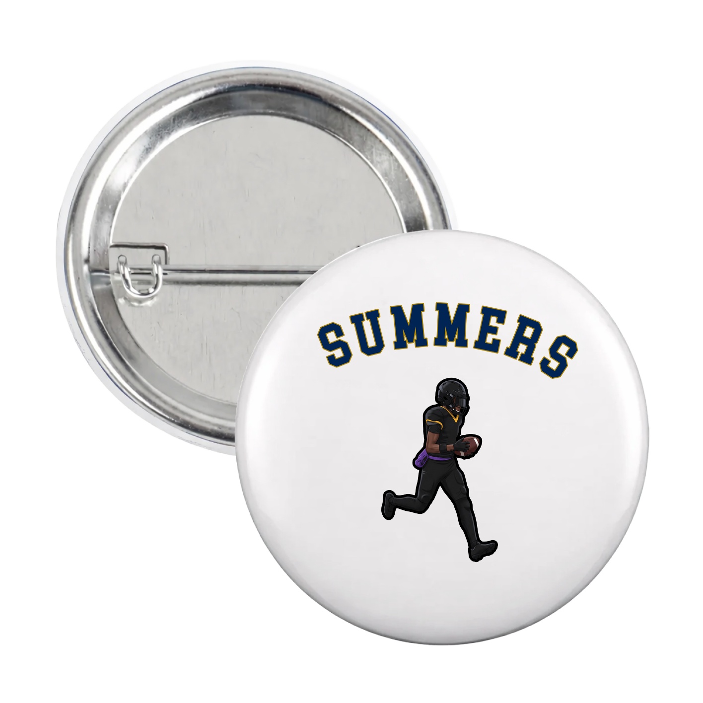 Game Day Button — Shirsey Arch in White