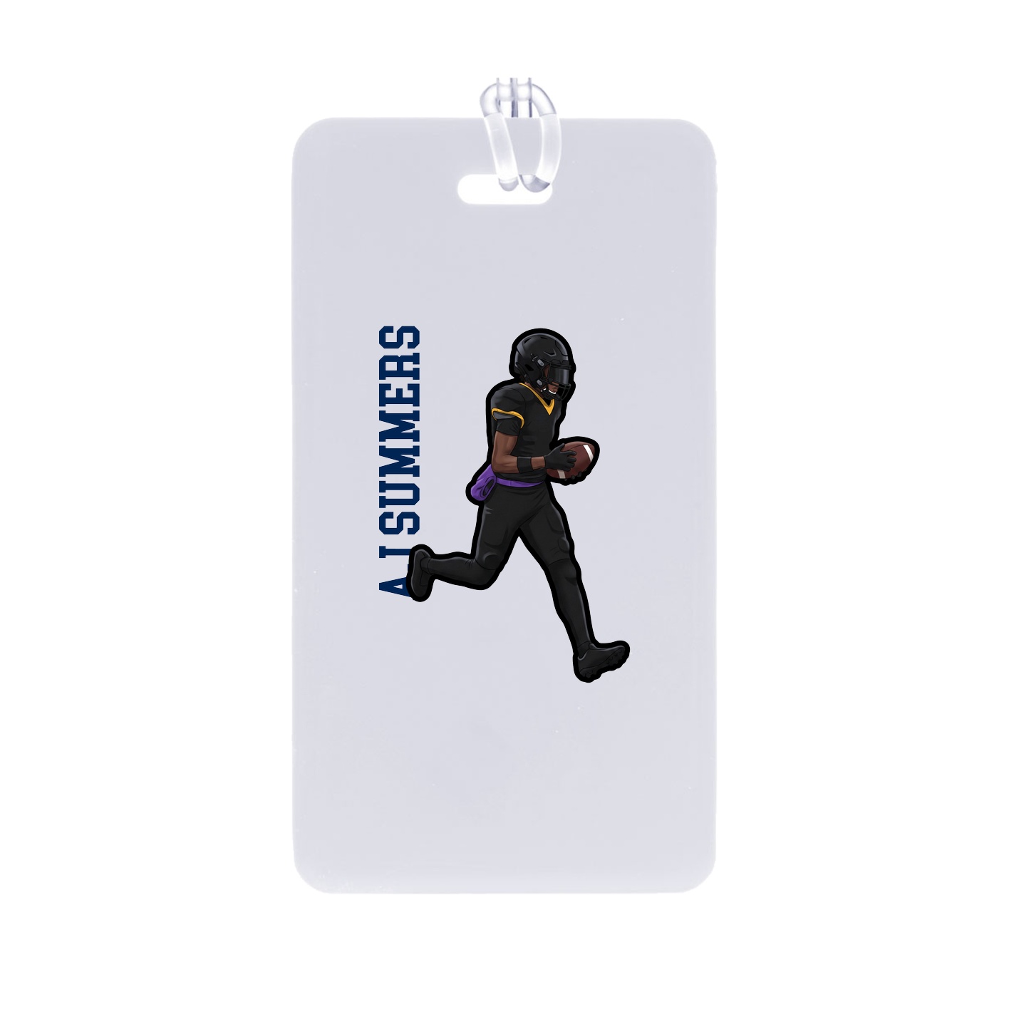 Bag Tag — Name Vertical in Classic
