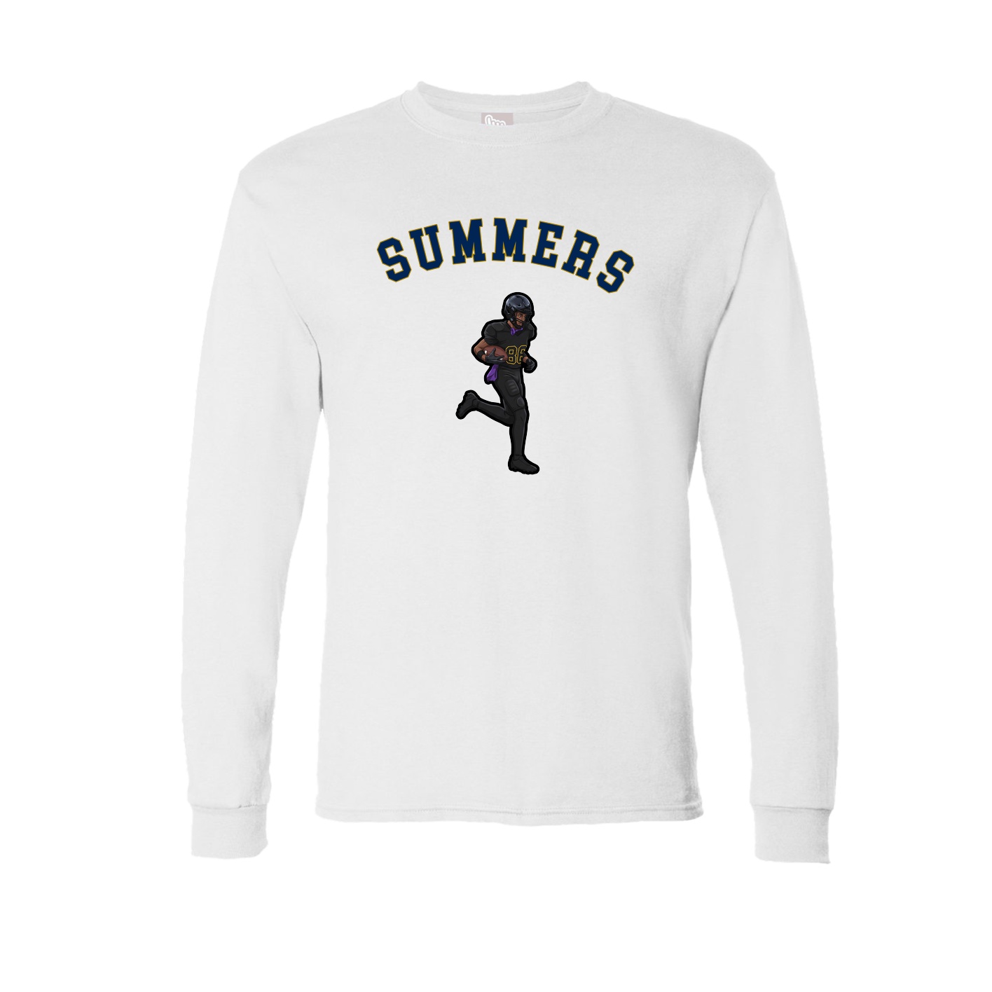 Long Sleeve Tee — Shirsey Arch in White
