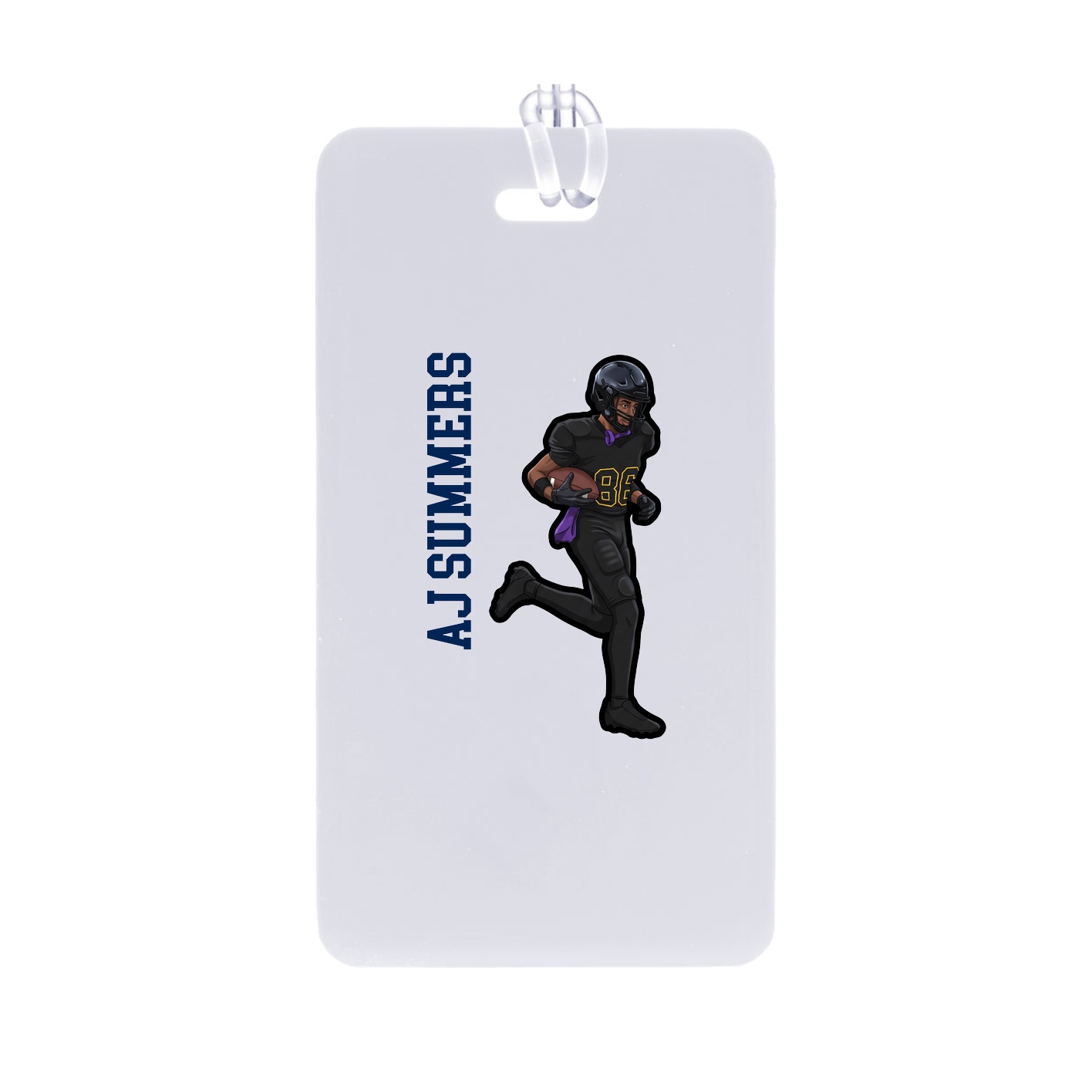 Bag Tag — Name Vertical in Classic