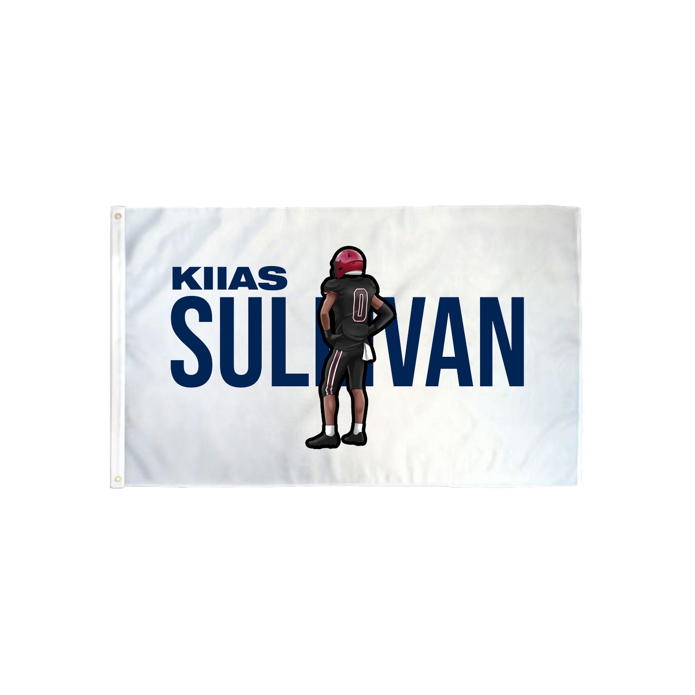 3x5 Flag — Player Name in Classic