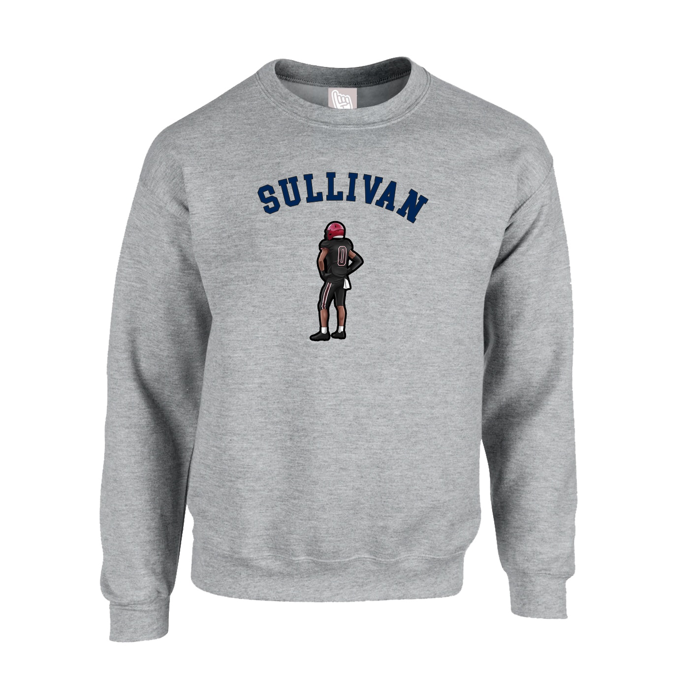 Fleece Crew — Shirsey Arch in Grey