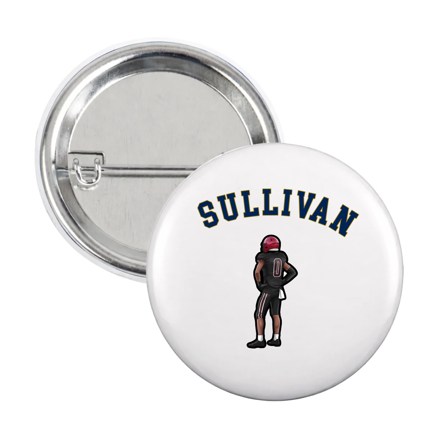 Game Day Button — Shirsey Arch in White