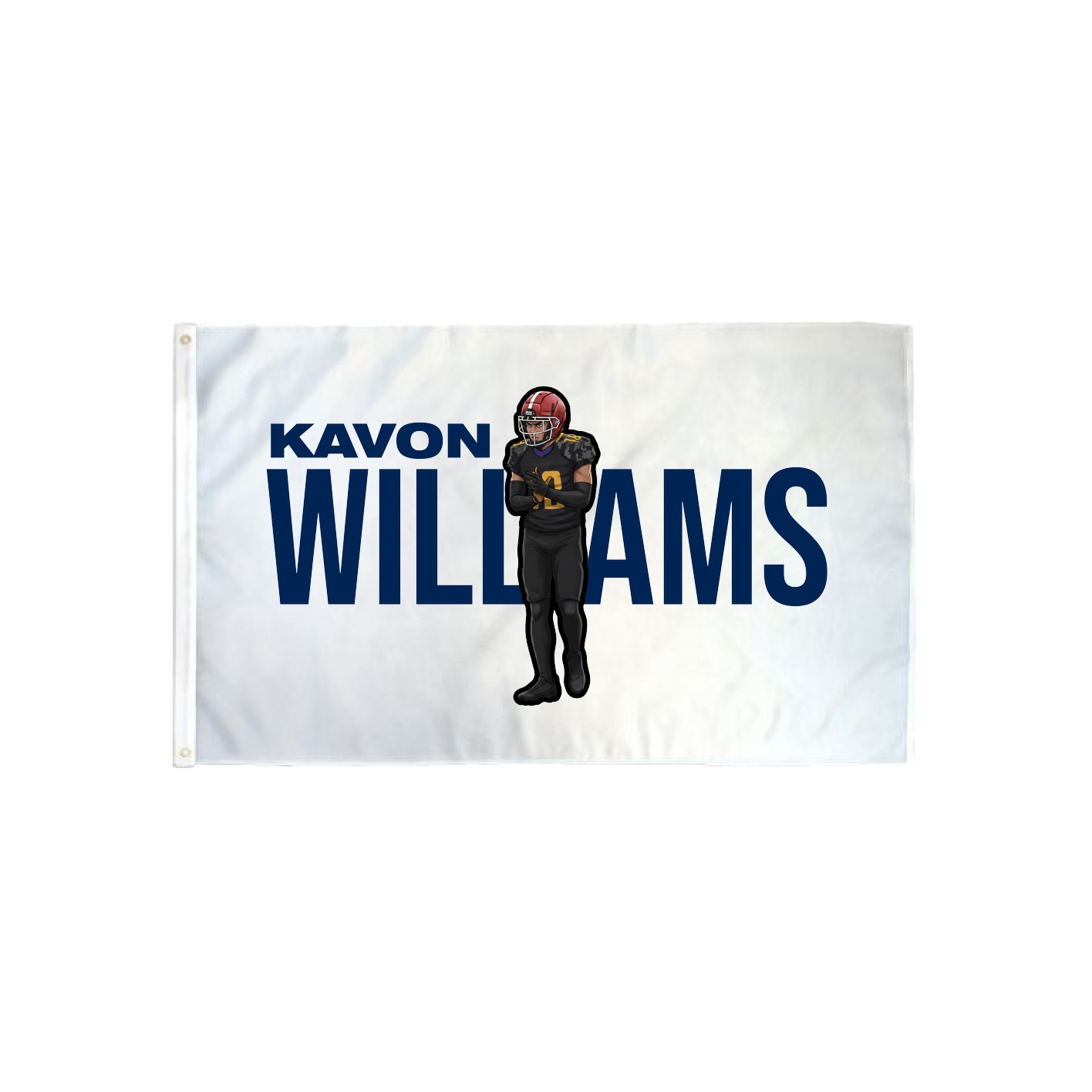 3x5 Flag — Player Name in Classic