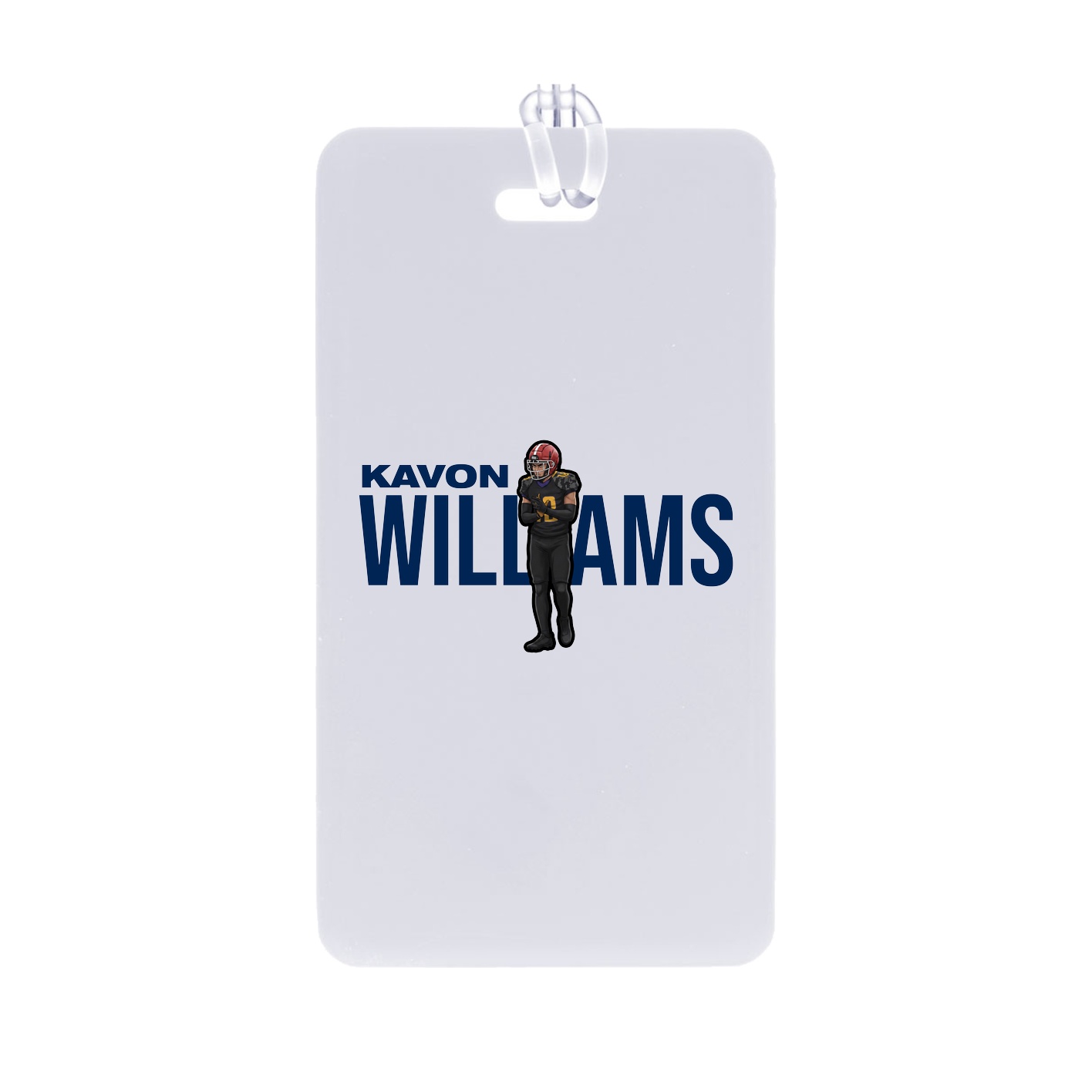 Bag Tag — Player Name in Classic