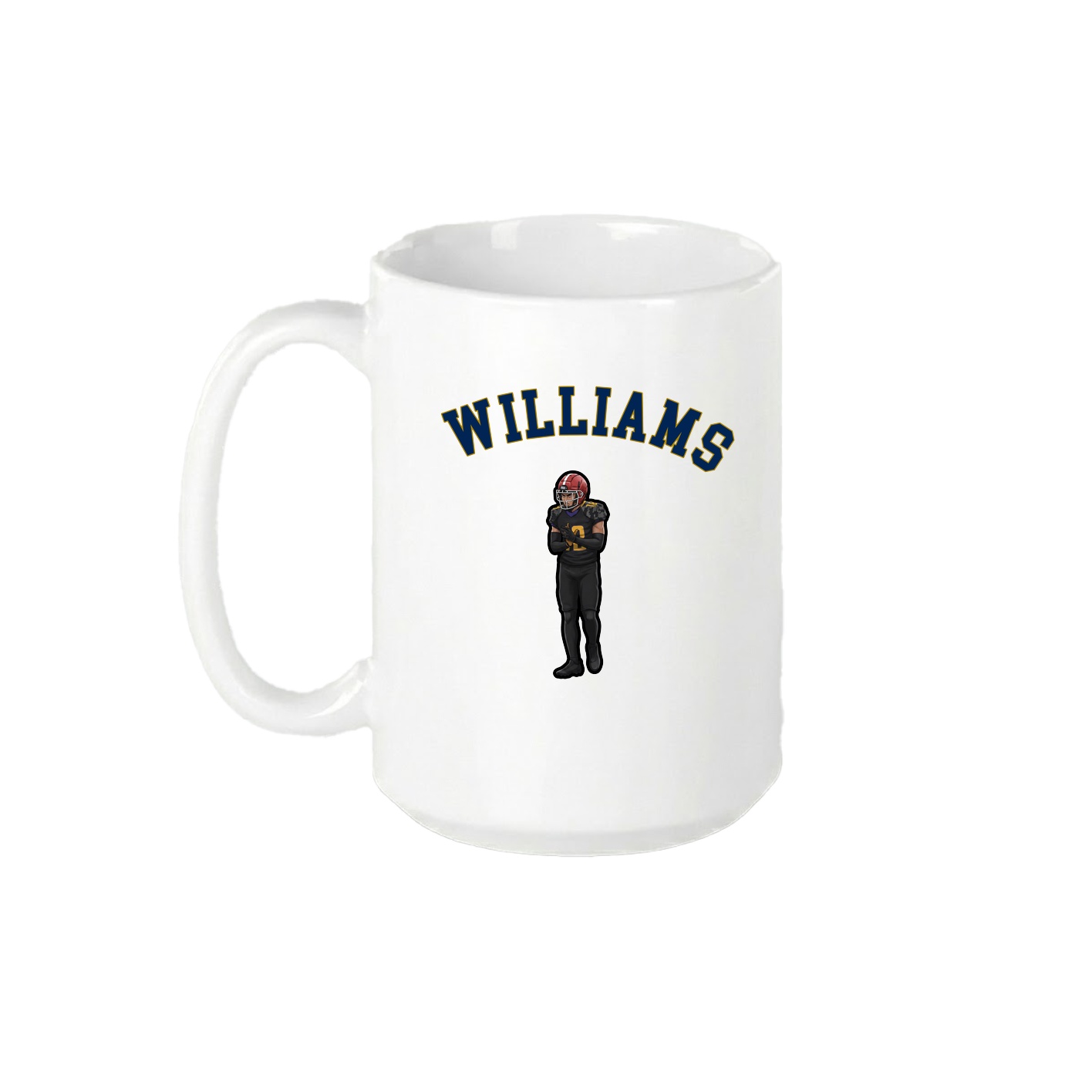 15oz Coffee Mug — Shirsey Arch in White