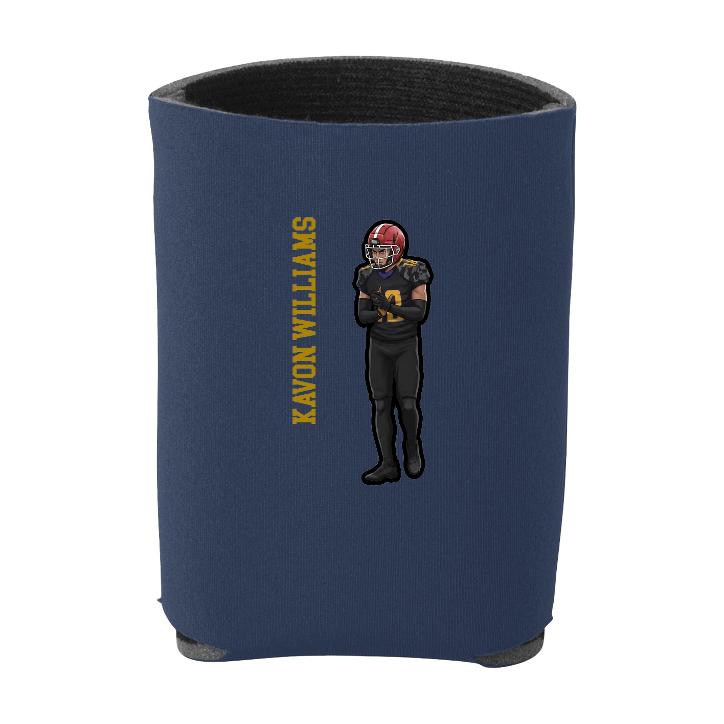 Can Holder — Name Vertical in Navy