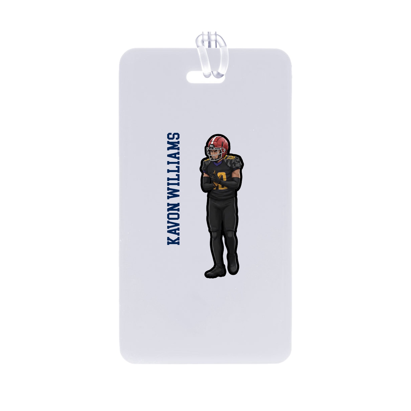 Bag Tag — Name Vertical in Classic