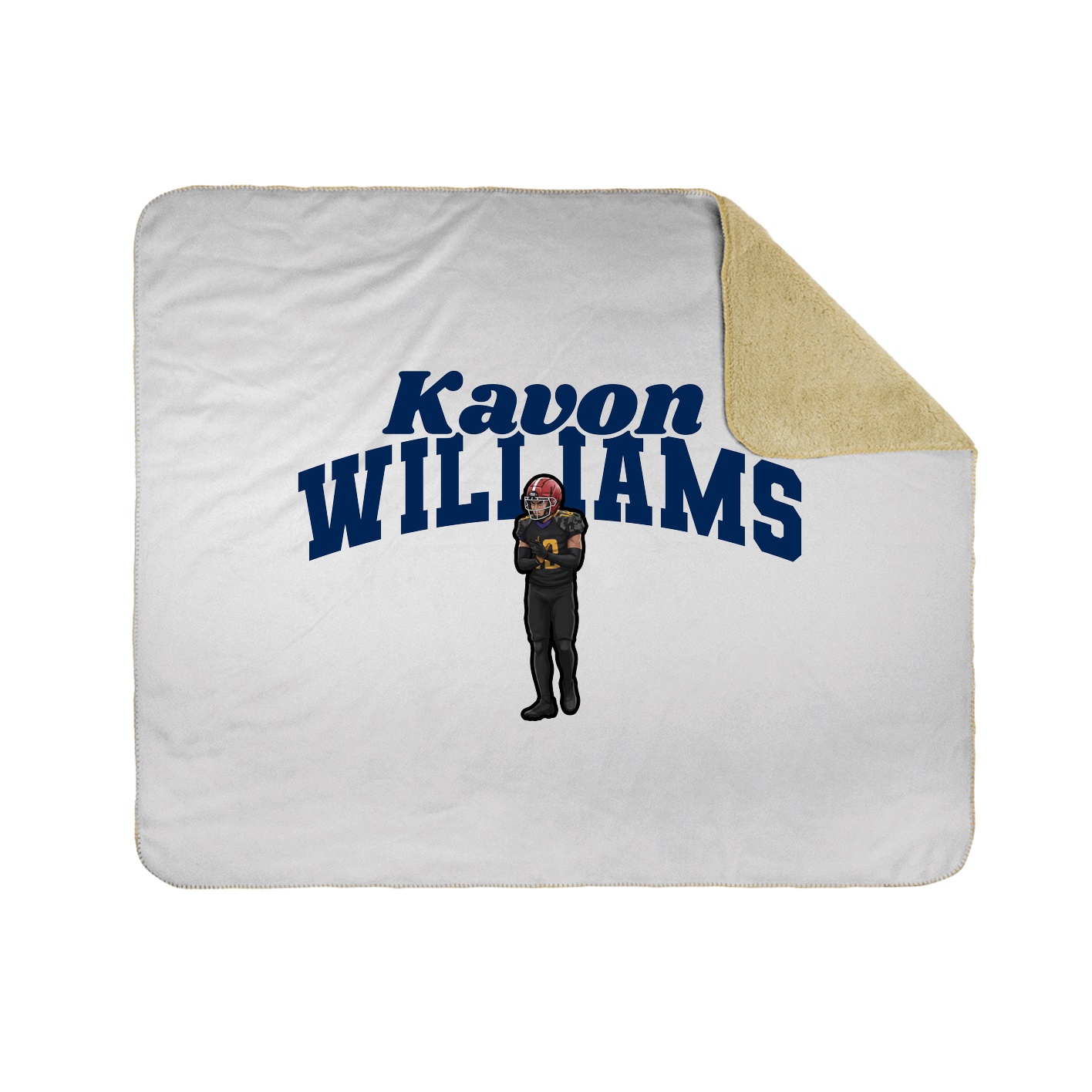 Throw Blanket — Signature Arch in White