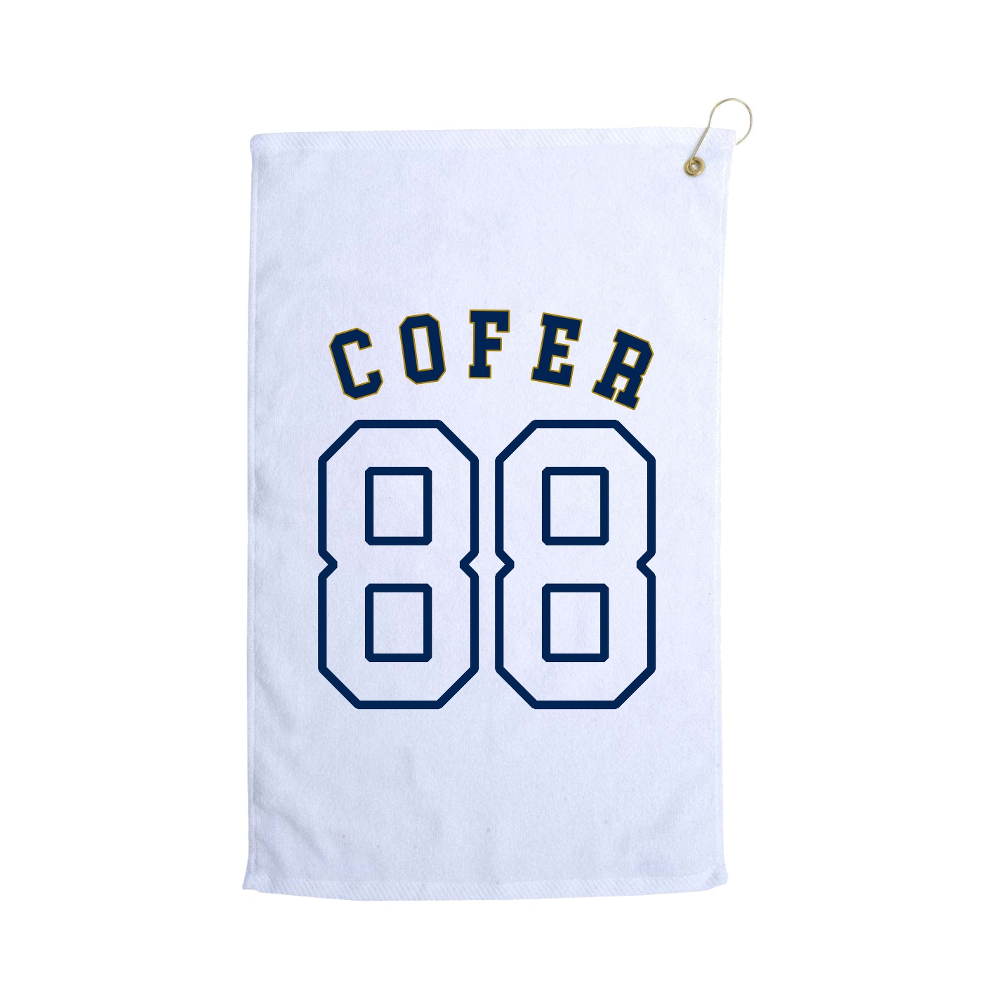 Golf Towel — Shirsey Arch in White