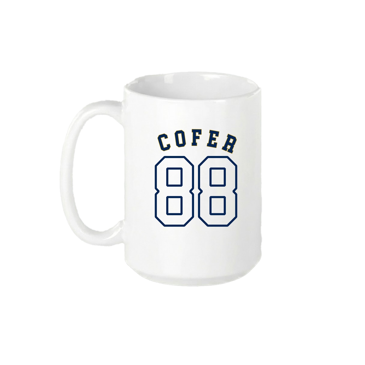15oz Coffee Mug — Shirsey Arch in White