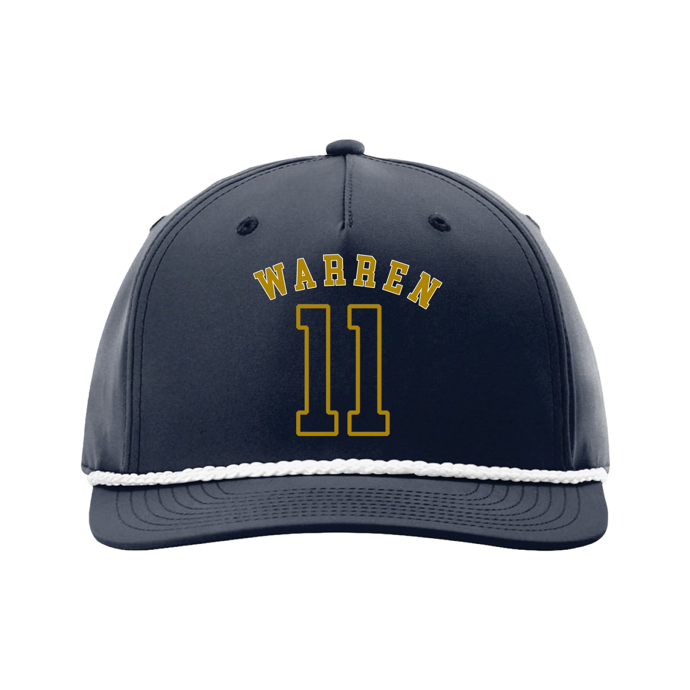 Five-Panel Classic Rope Cap — Shirsey Arch in Navy