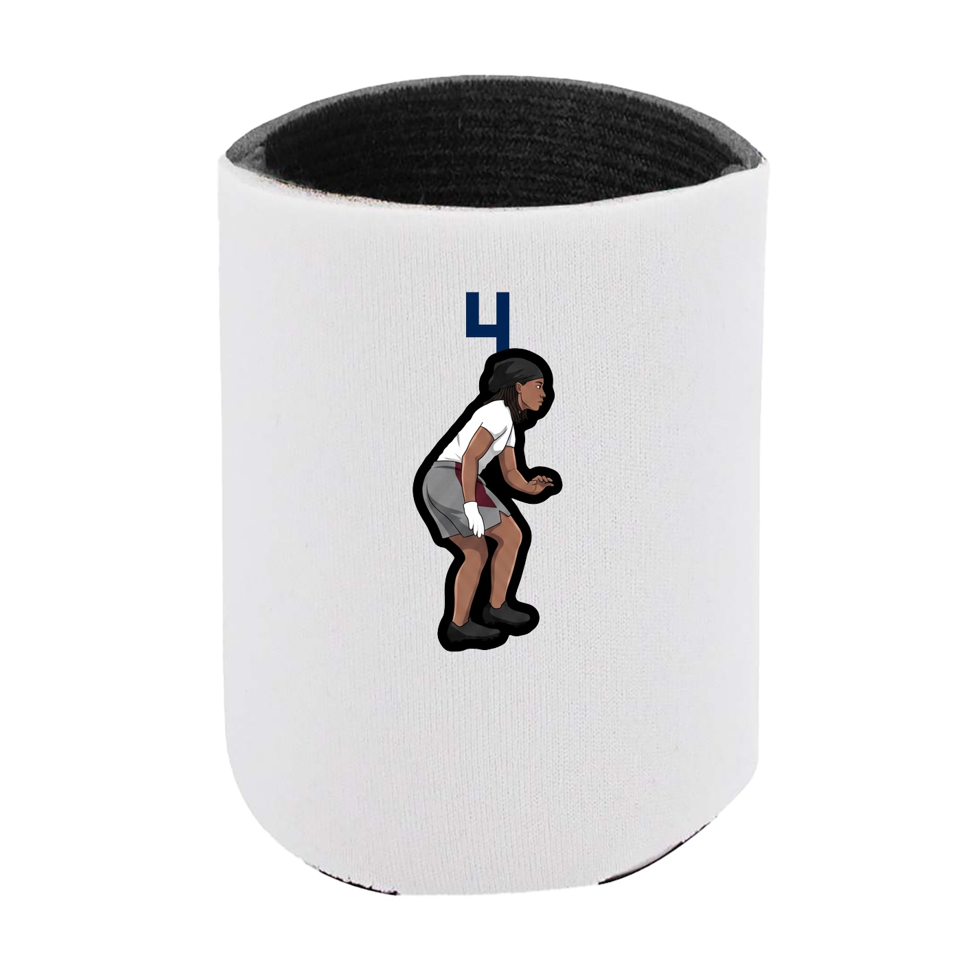 Can Holder — Number Top in White