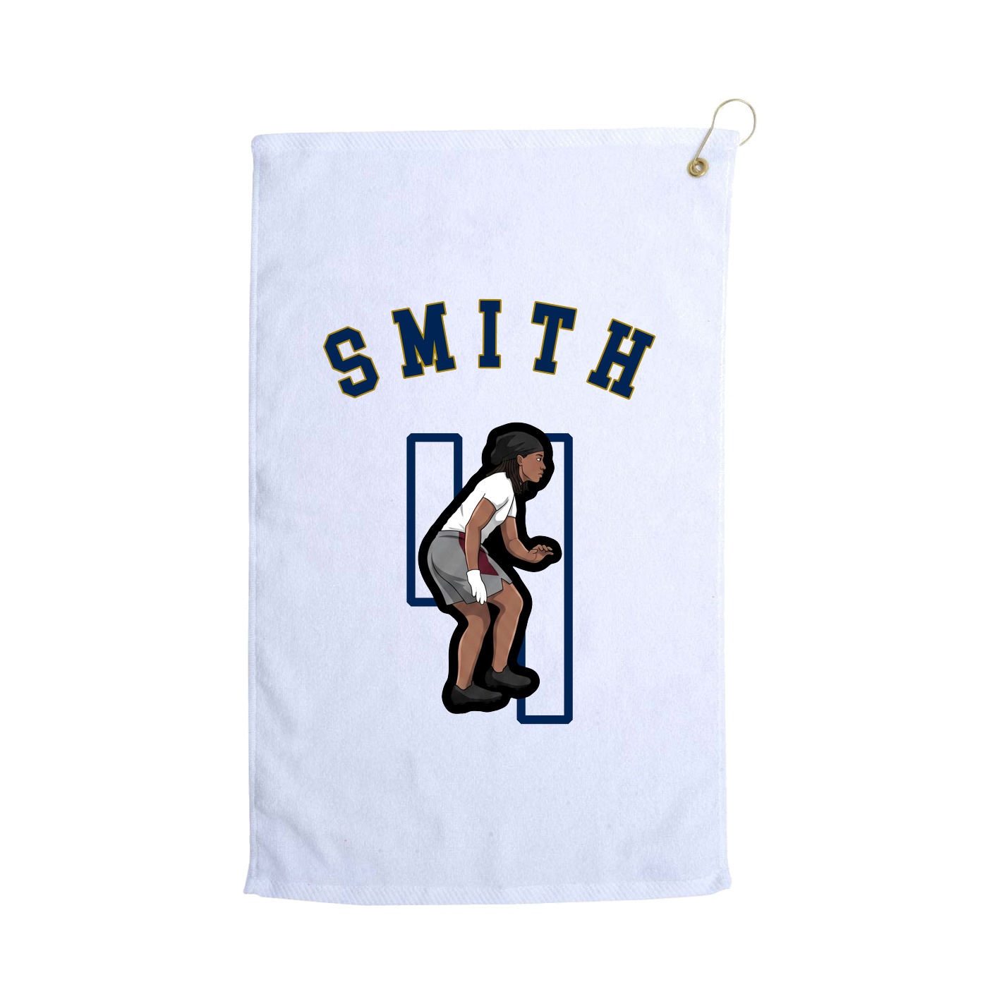 Golf Towel — Shirsey Arch in White
