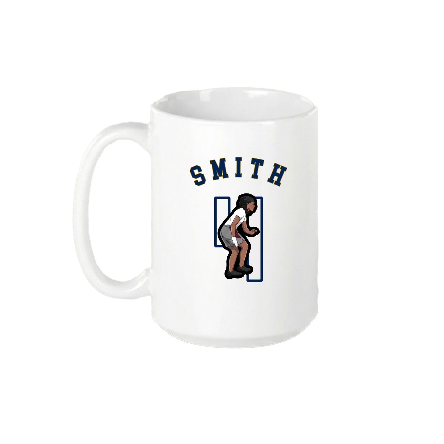 15oz Coffee Mug — Shirsey Arch in White