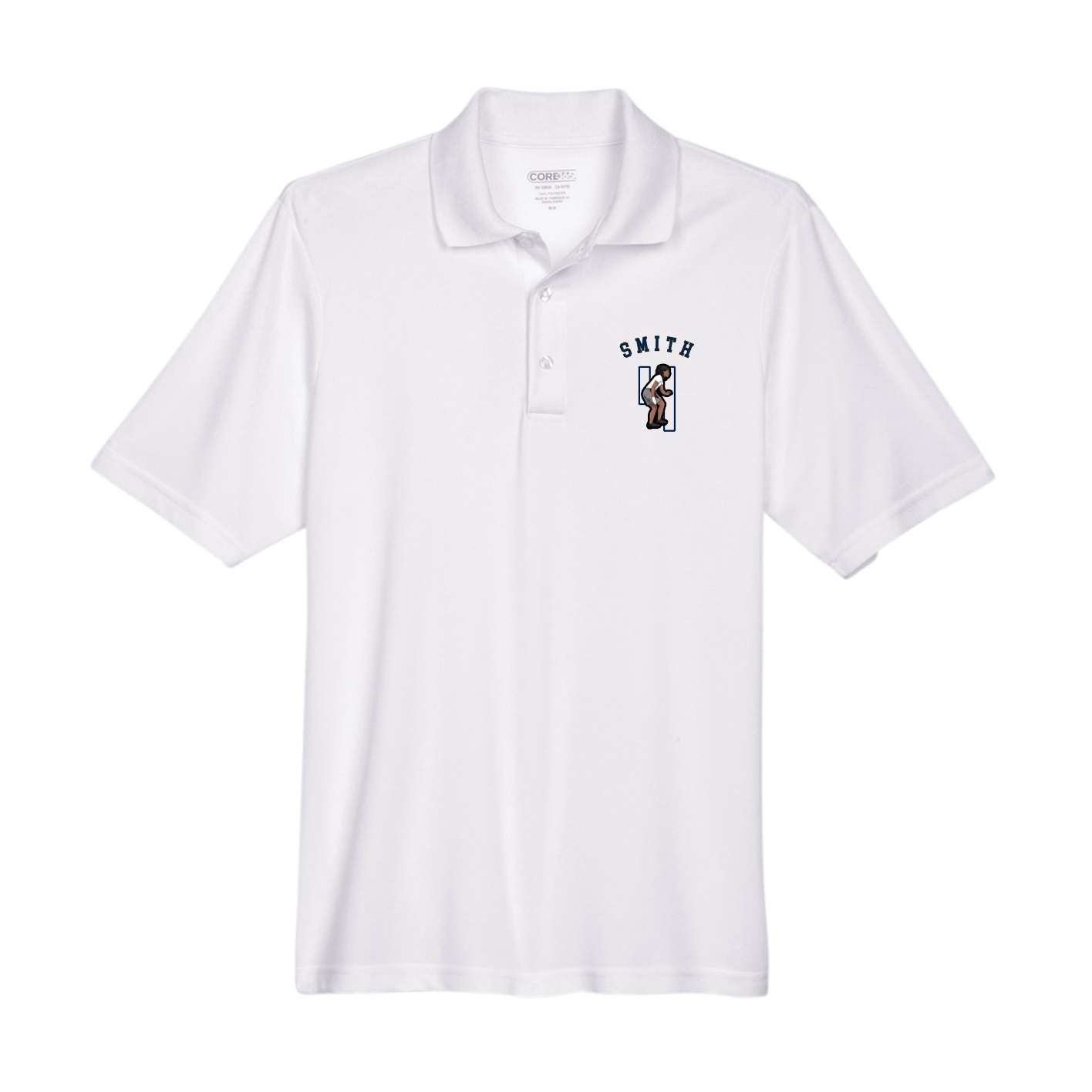 Performance Polo — Shirsey Arch in White