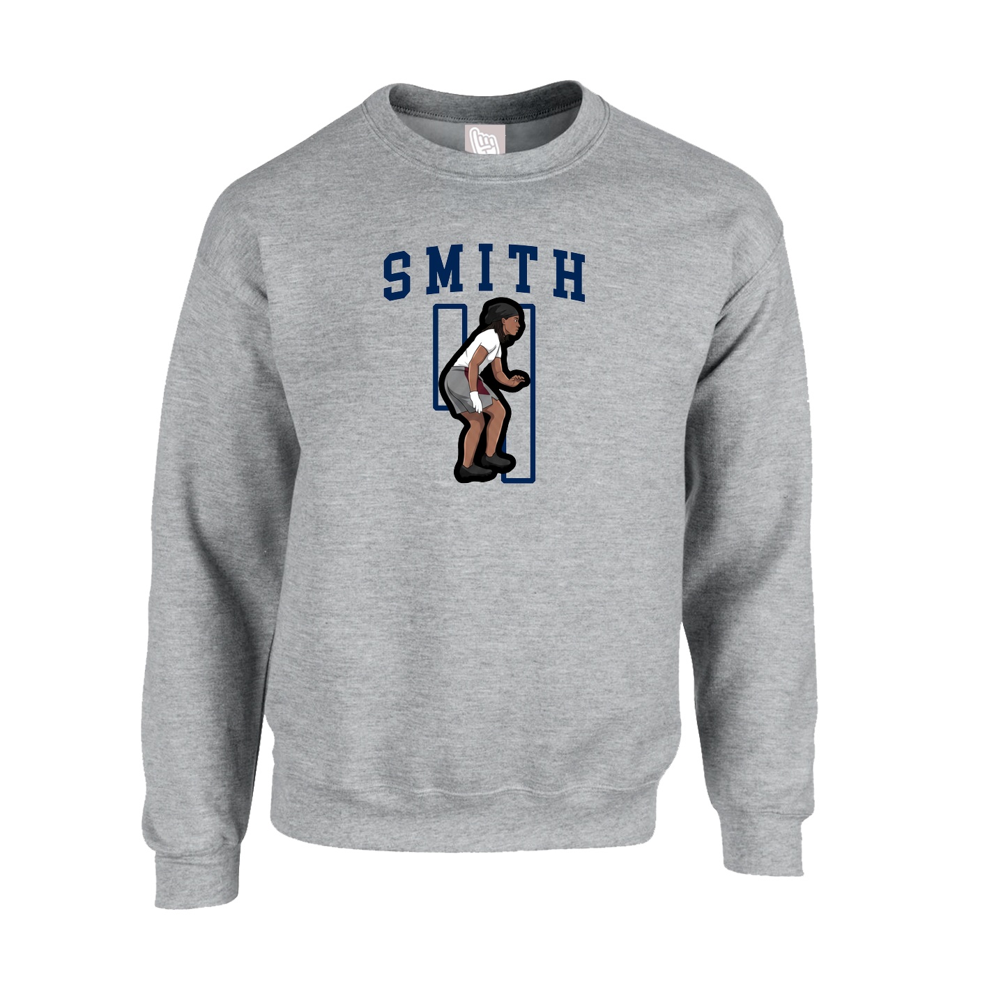 Fleece Crew — Shirsey in Grey