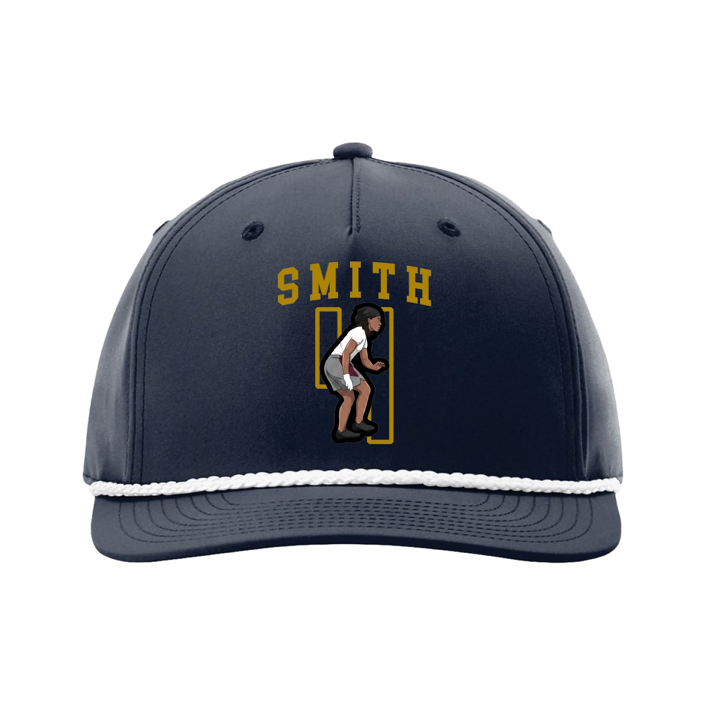 Five-Panel Classic Rope Cap — Shirsey in Navy