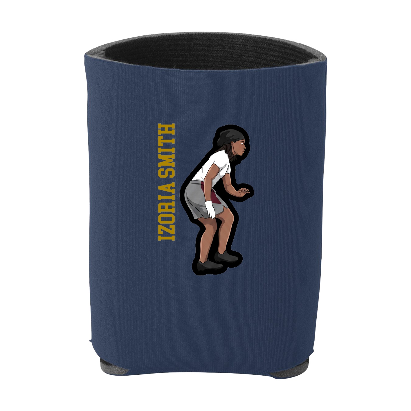 Can Holder — Name Vertical in Navy