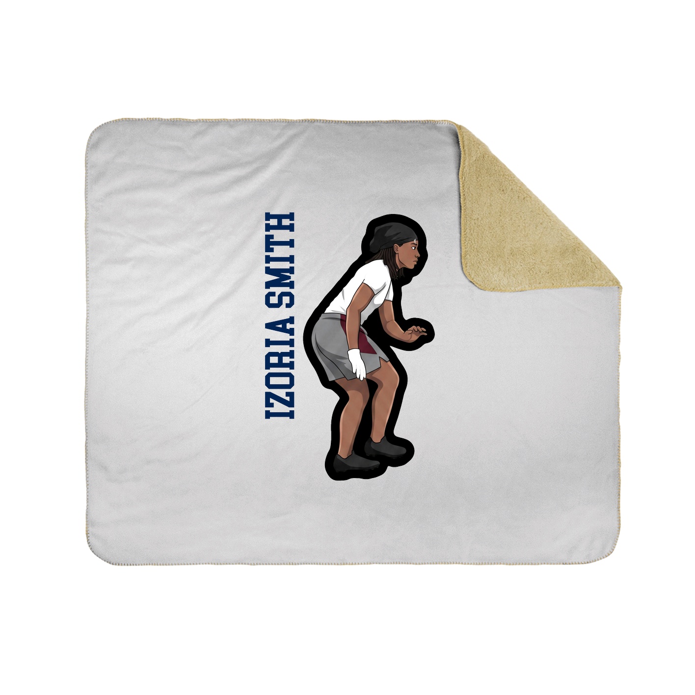 50x60 Sherpa Lined Throw Blanket