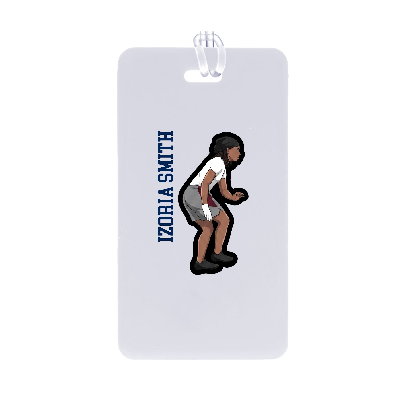 Bag Tag — Name Vertical in Classic