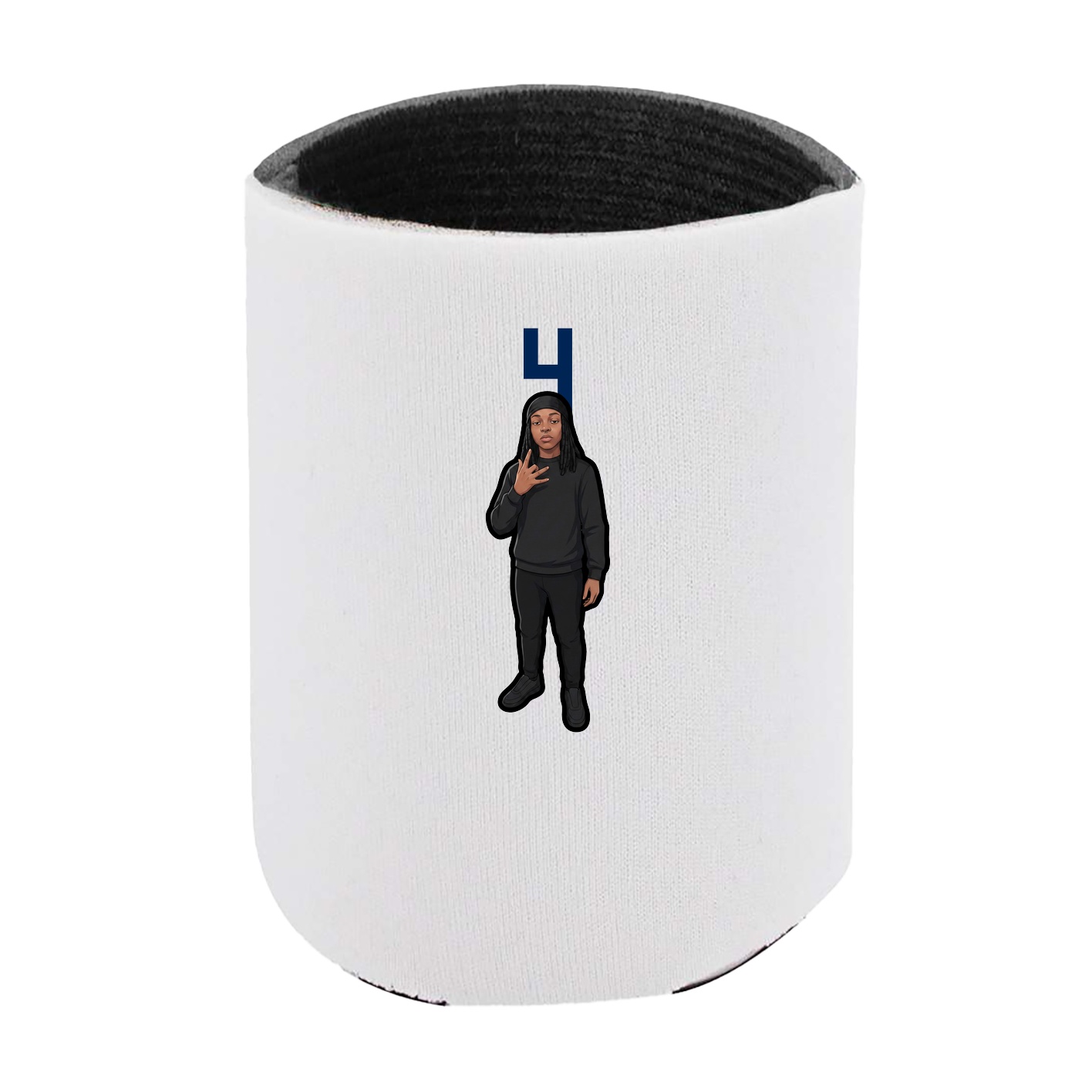 Can Holder — Number Top in White