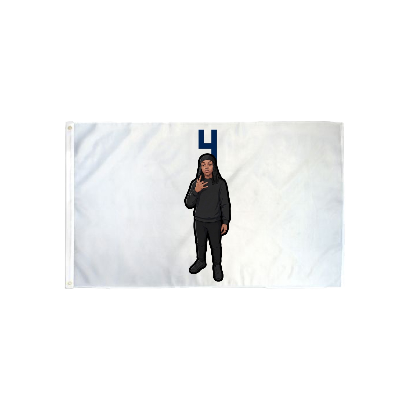 3x5 Flag — Number Top in Classic