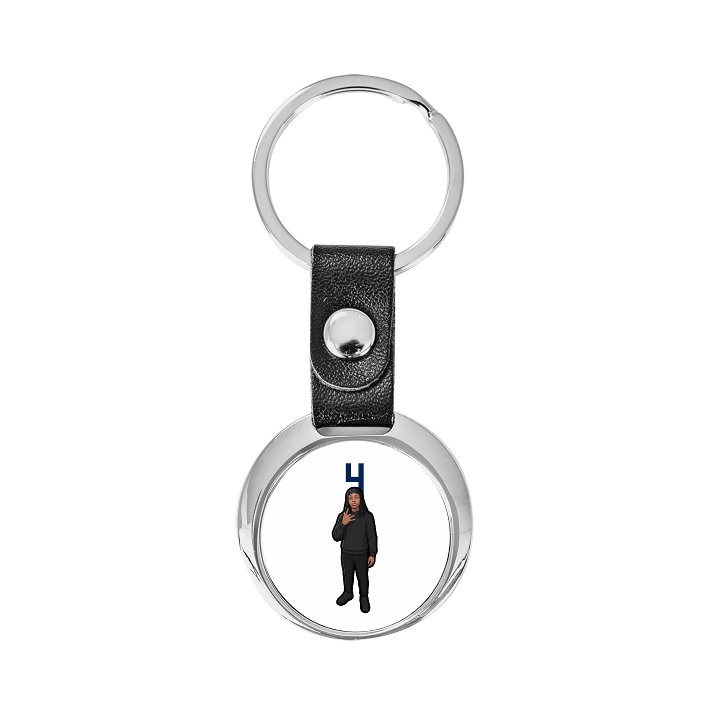 Key Chain — Number Top in Classic