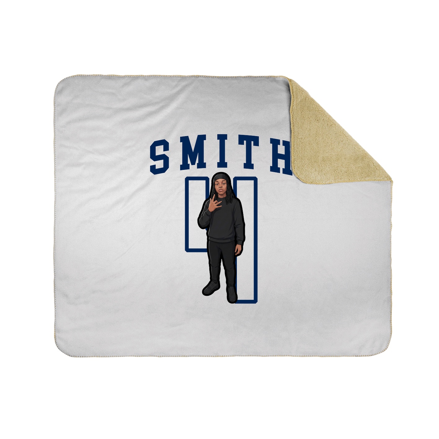 Throw Blanket — Shirsey in White