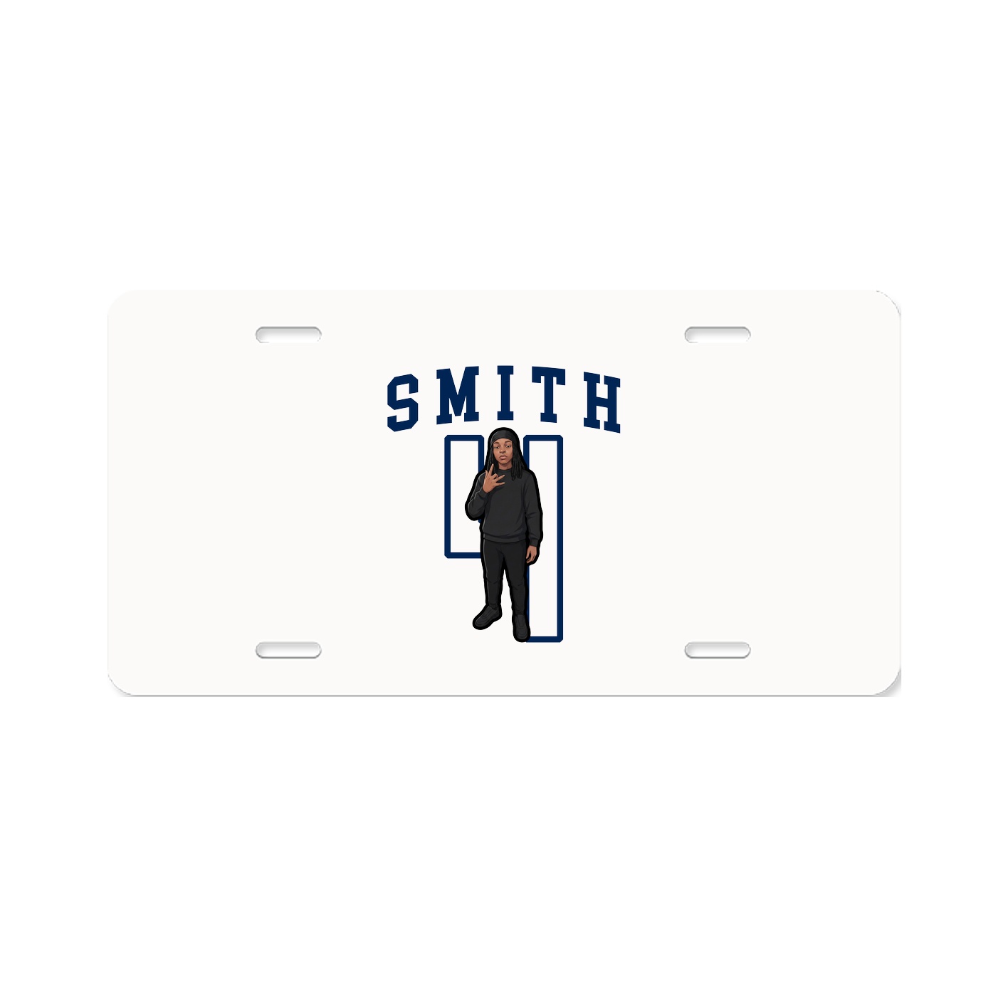 License Plate — Shirsey in Classic