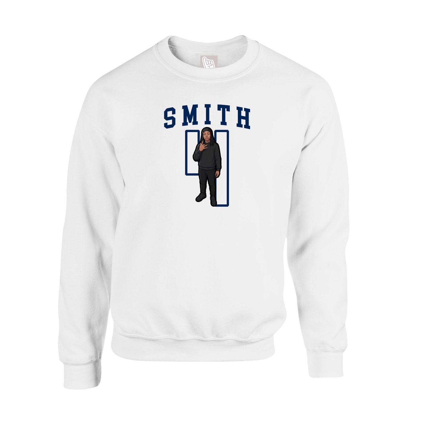 Fleece Crew — Shirsey in White