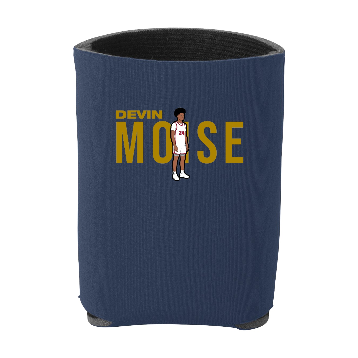 Can Holder — Player Name in Navy