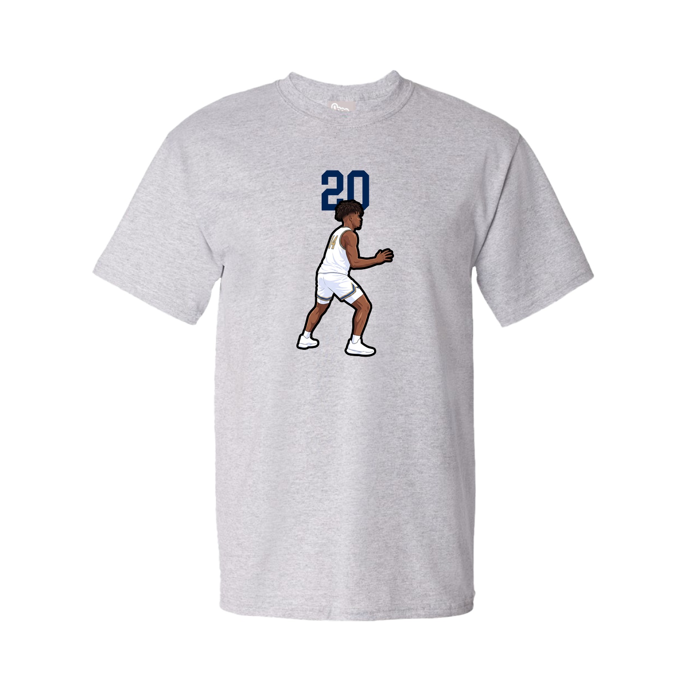 Tee — Number Top in Grey