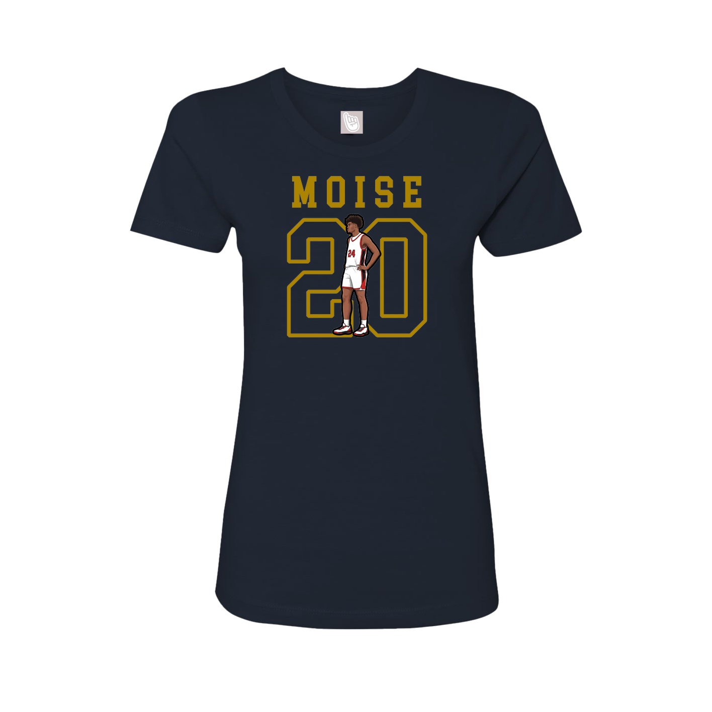 Fitted Women's Tee — Shirsey in Navy