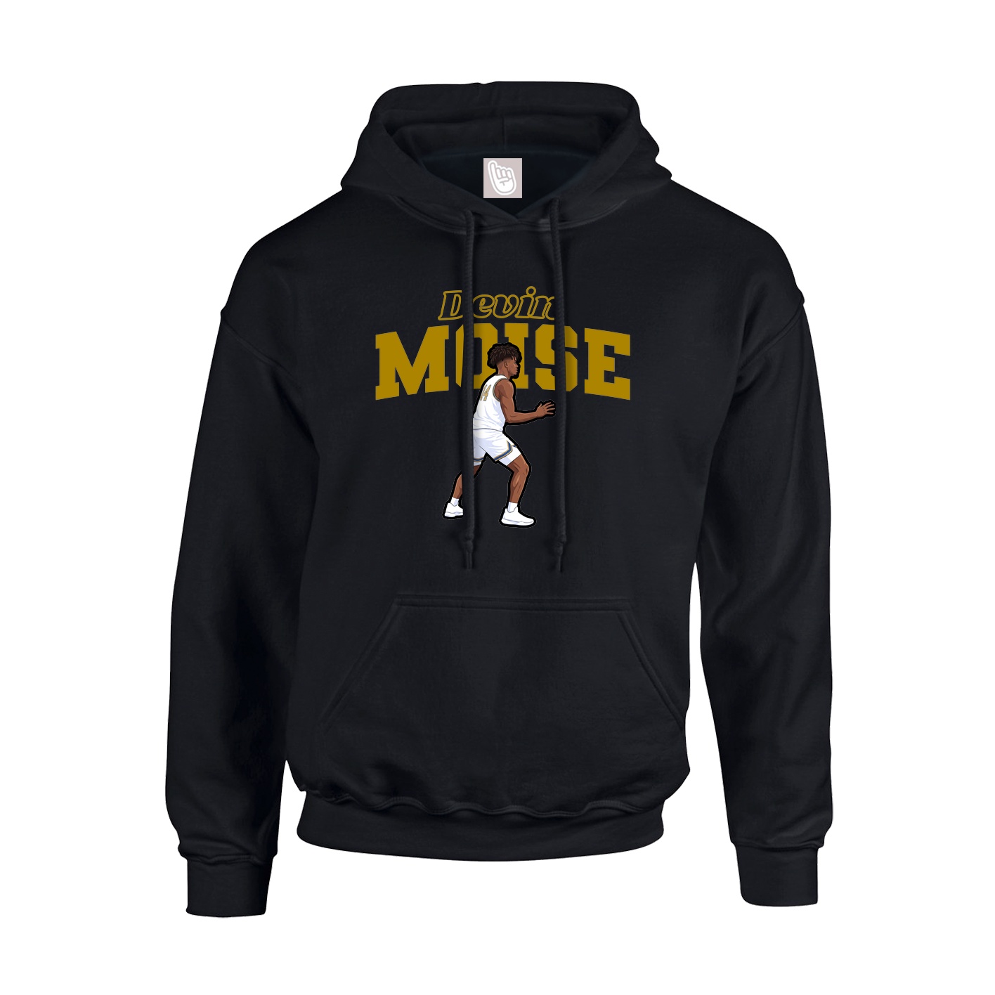 Hoodie — Name Arch in Black