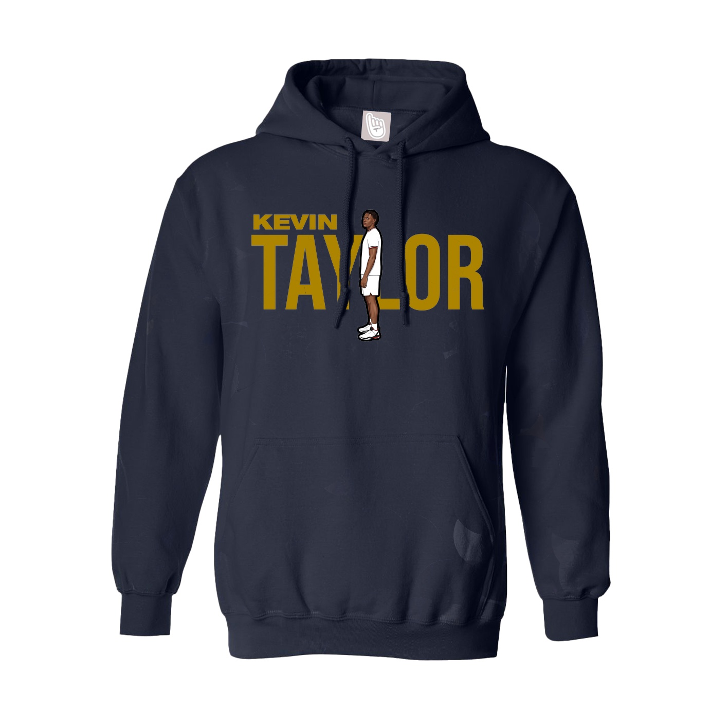 Youth Hoodie — Player Name in Navy