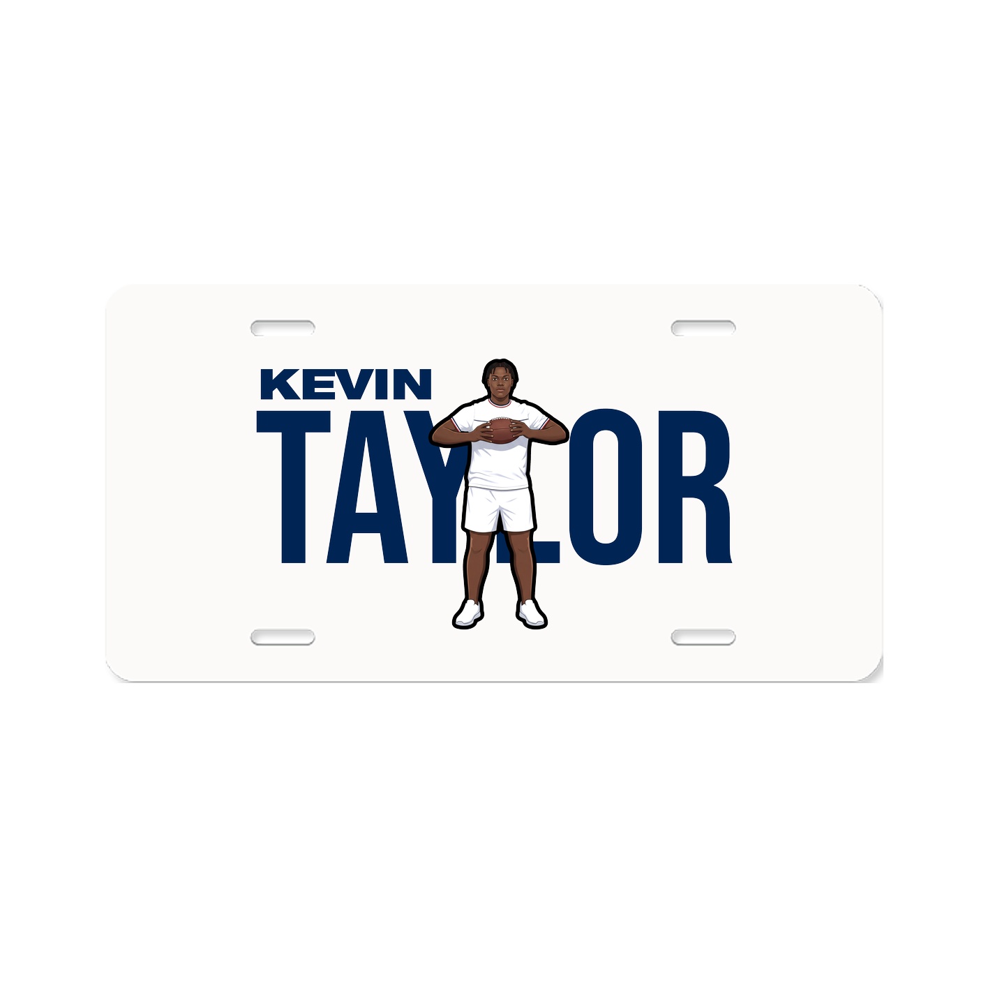 License Plate — Player Name in Classic