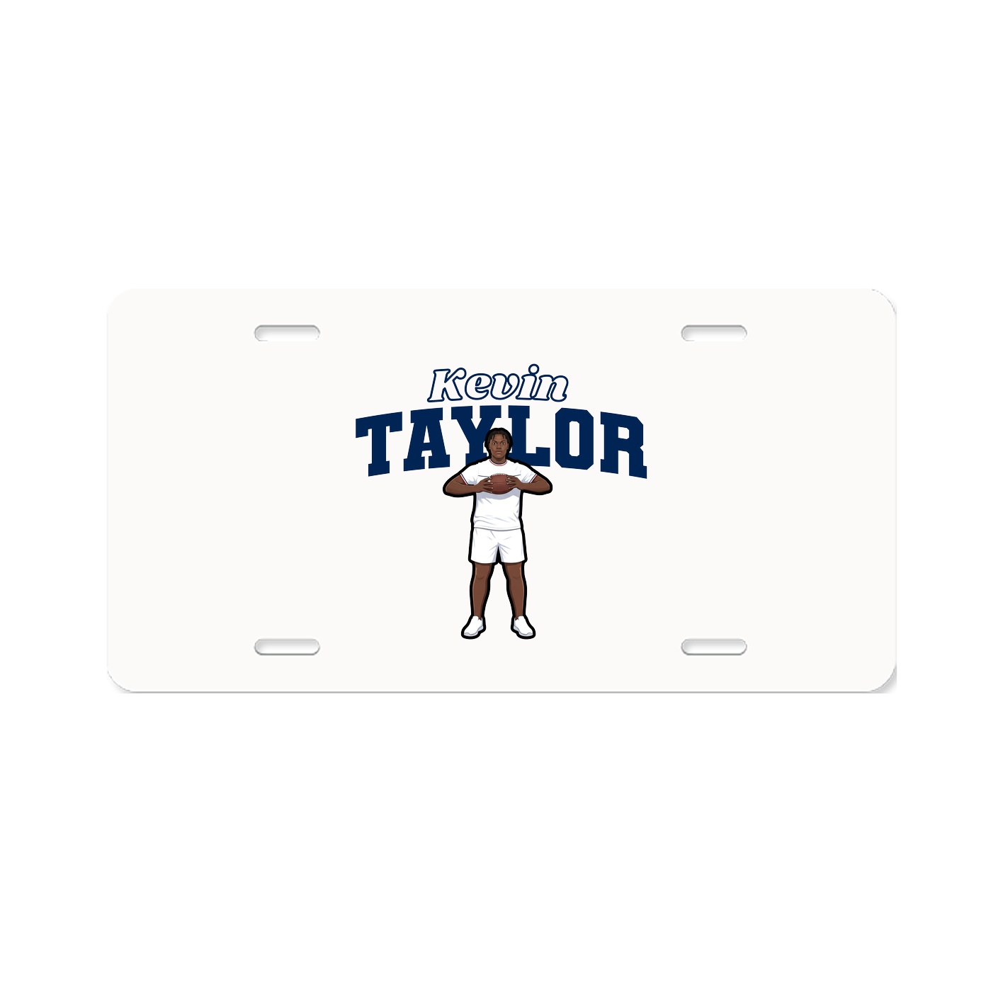 License Plate — Name Arch in Classic